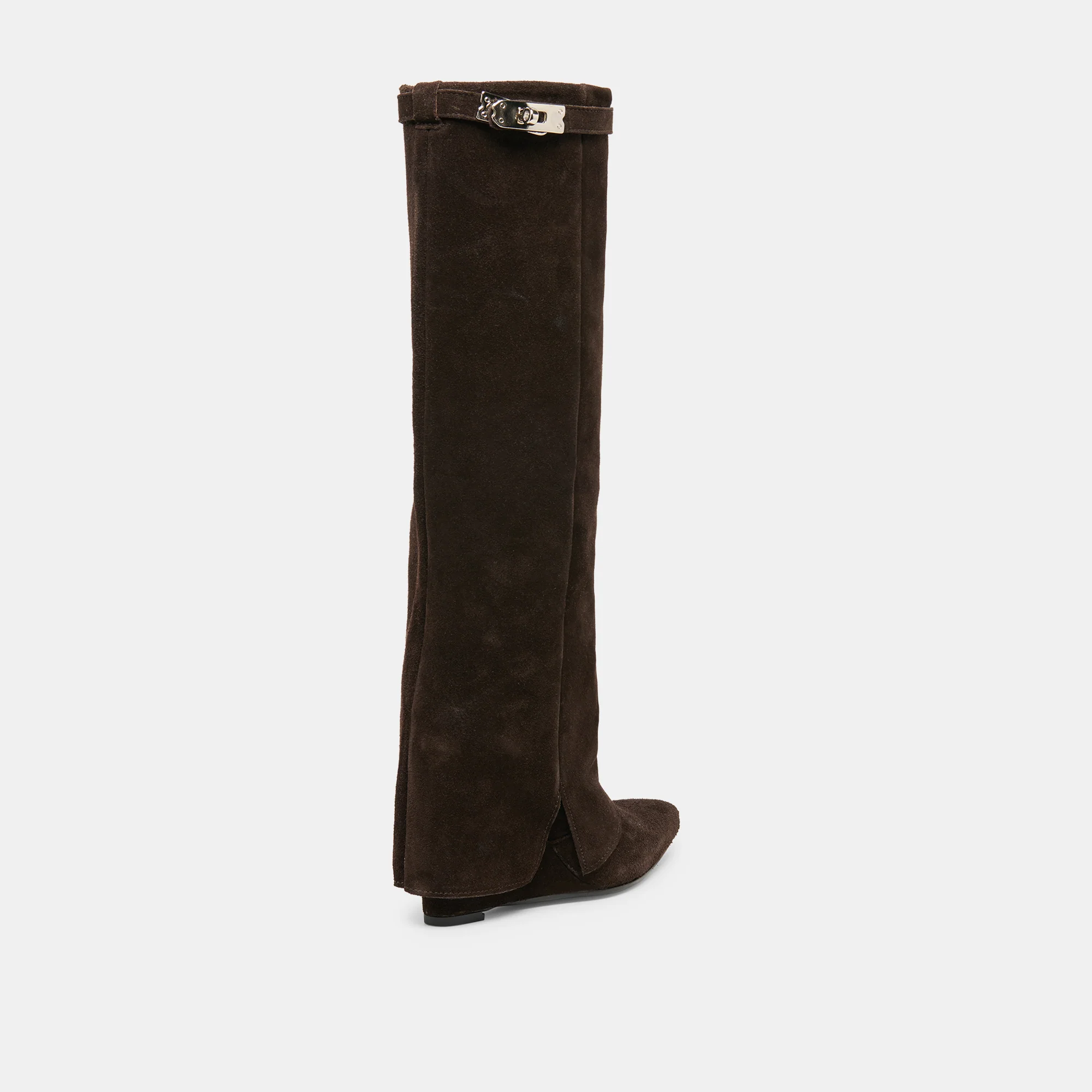 AGGY BOOTS DK BROWN SUEDE - Image 3