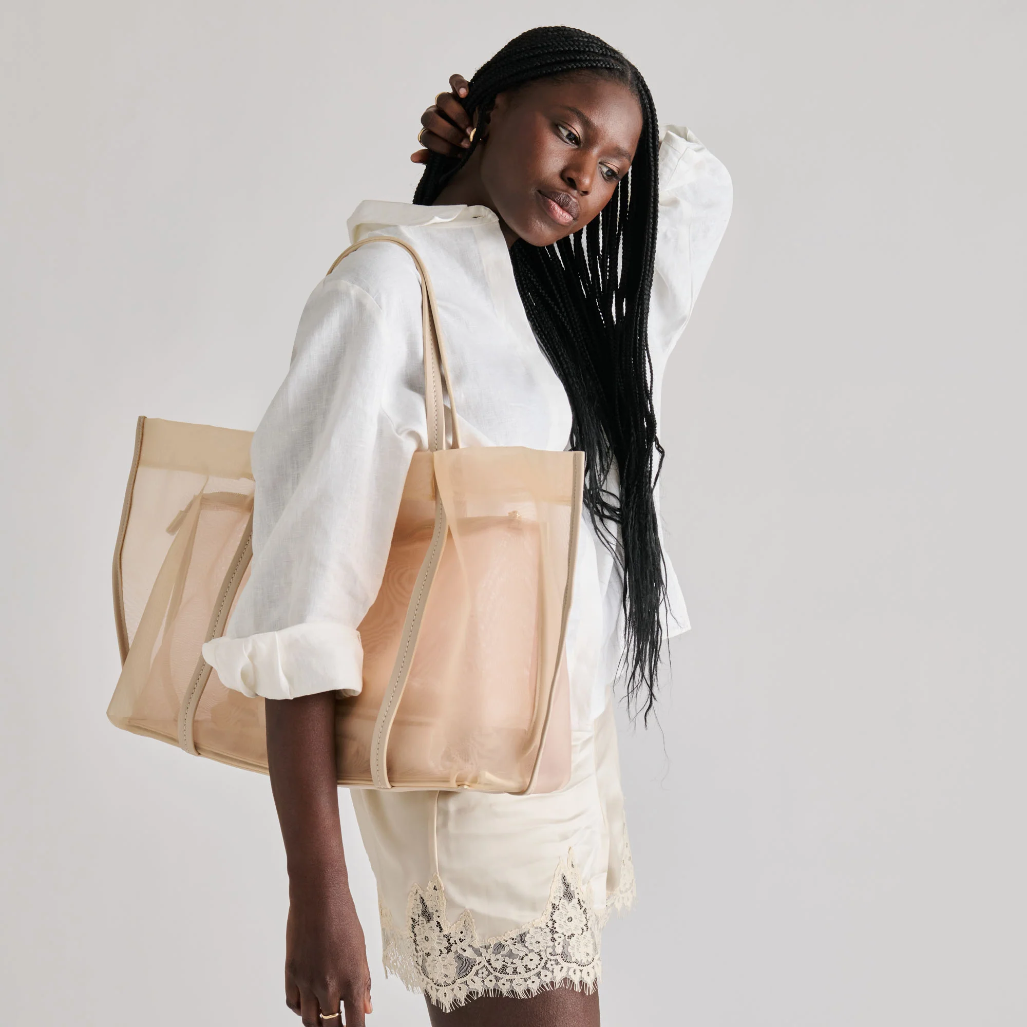 AISLIN TOTE BLUSH MESH - Image 7
