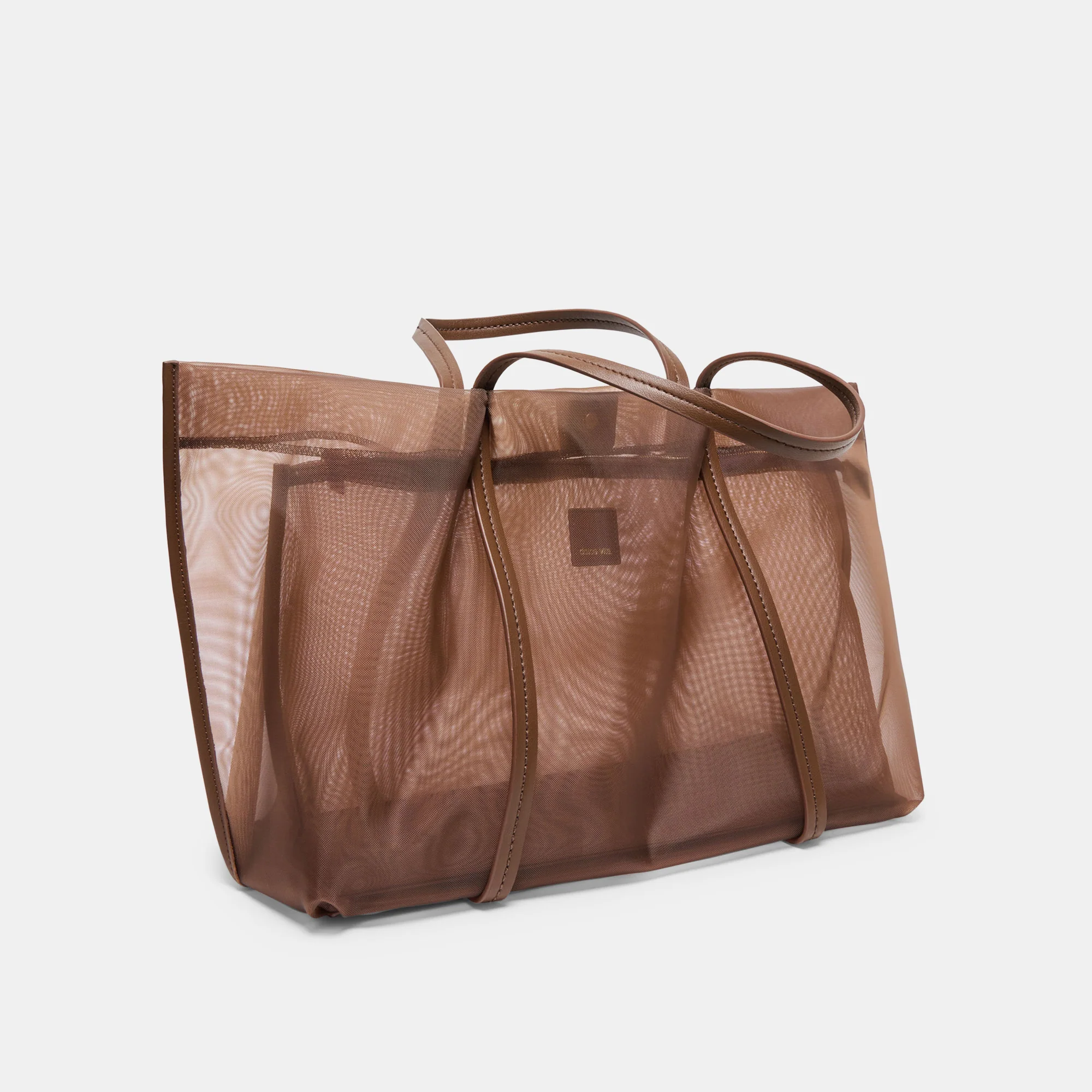 AISLIN TOTE CHOCOLATE MESH - Image 4