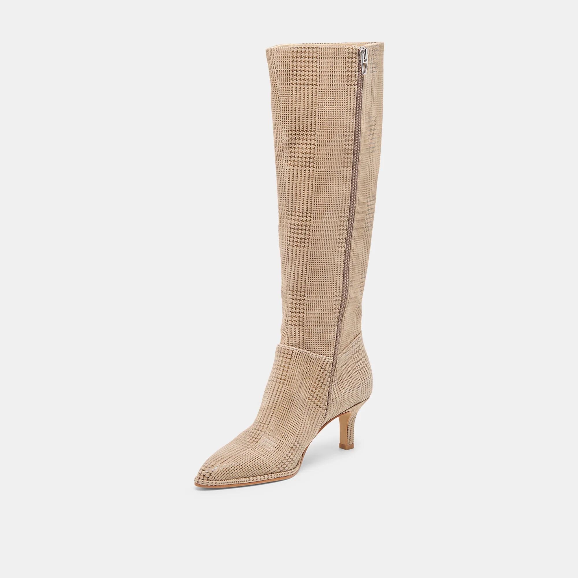 ALDY BOOTS HERRINGBONE PRINTED SUEDE - Image 6