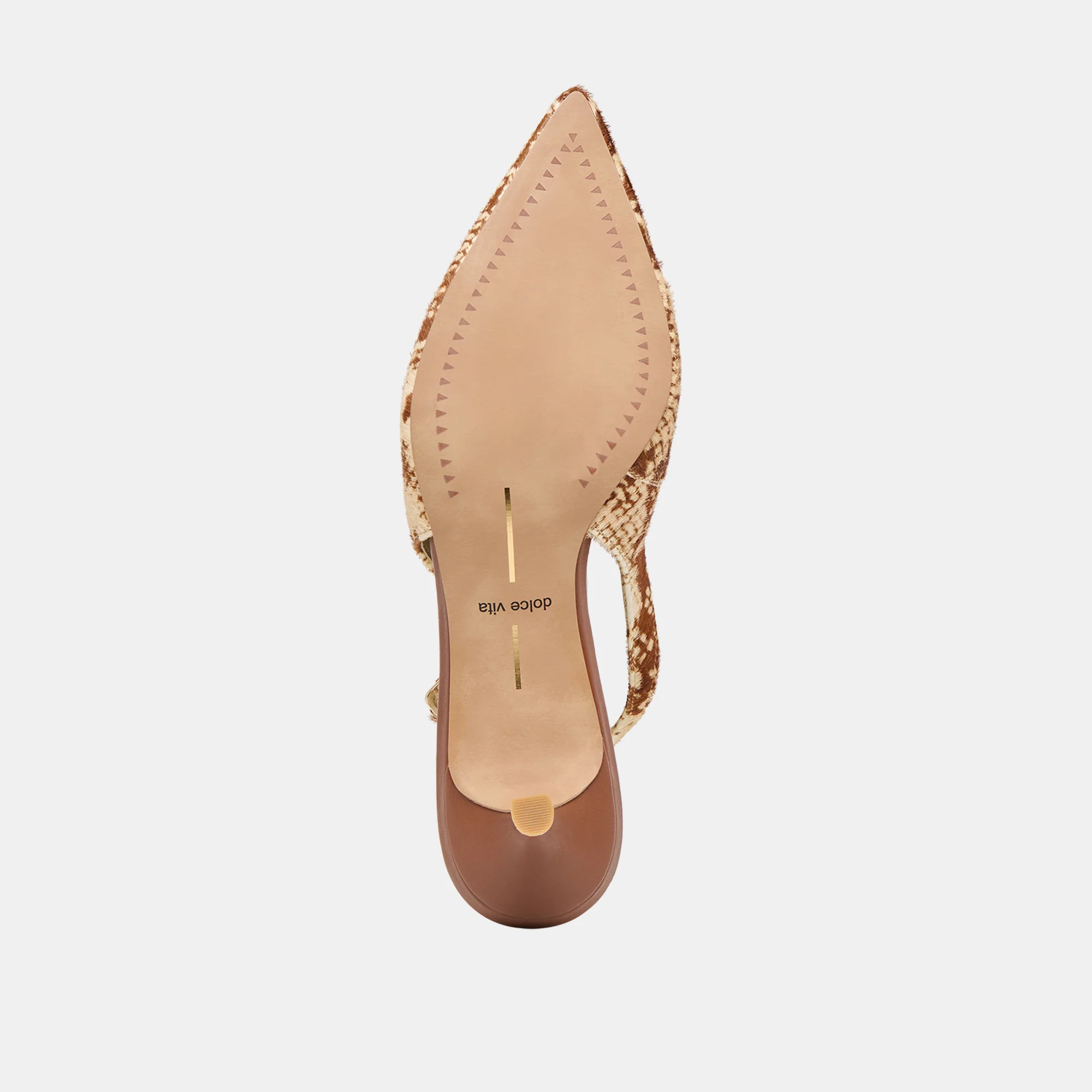 ALENNA HEELS BROWN SNAKE CALF HAIR - Image 11