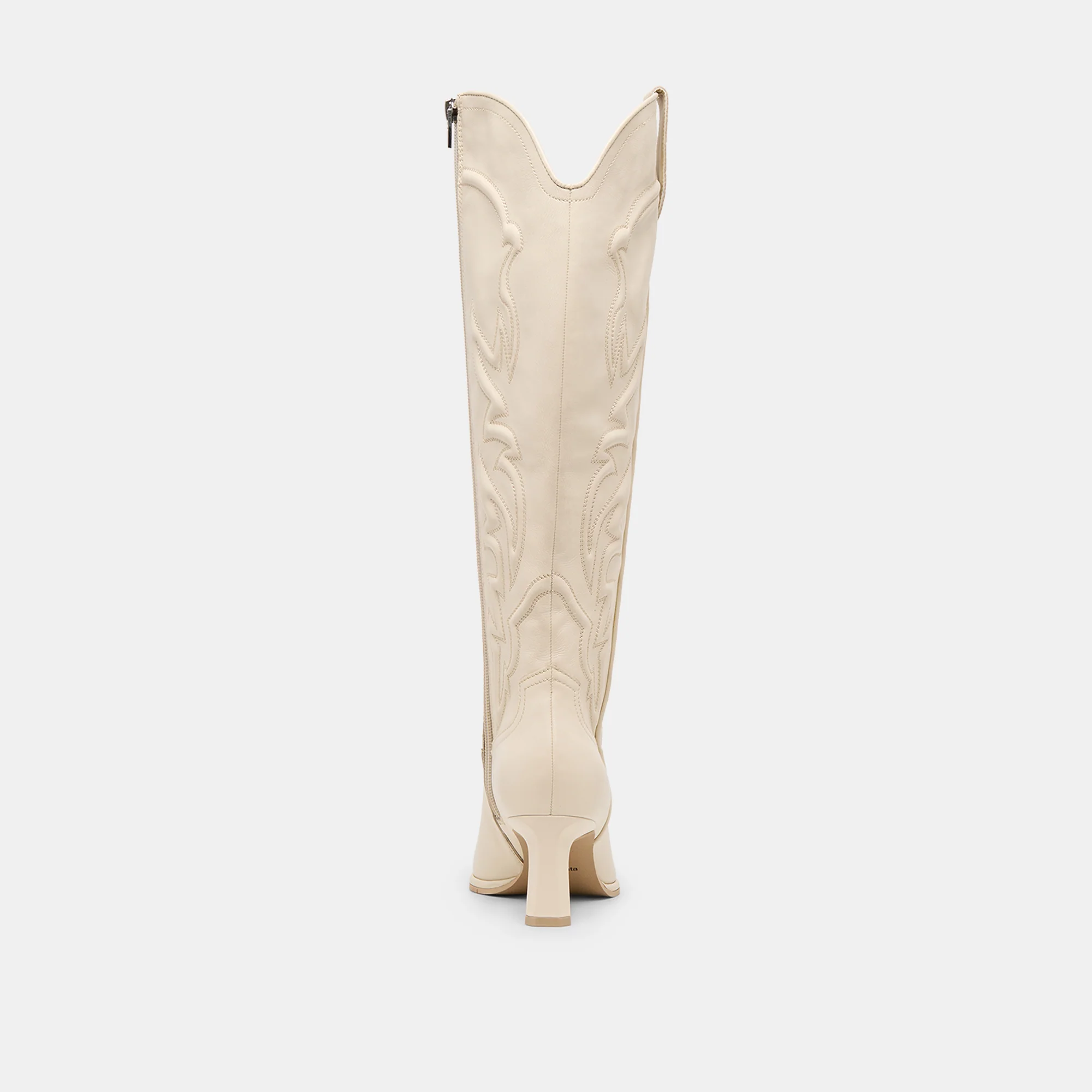 ALISA BOOTS CREME LEATHER - Image 10