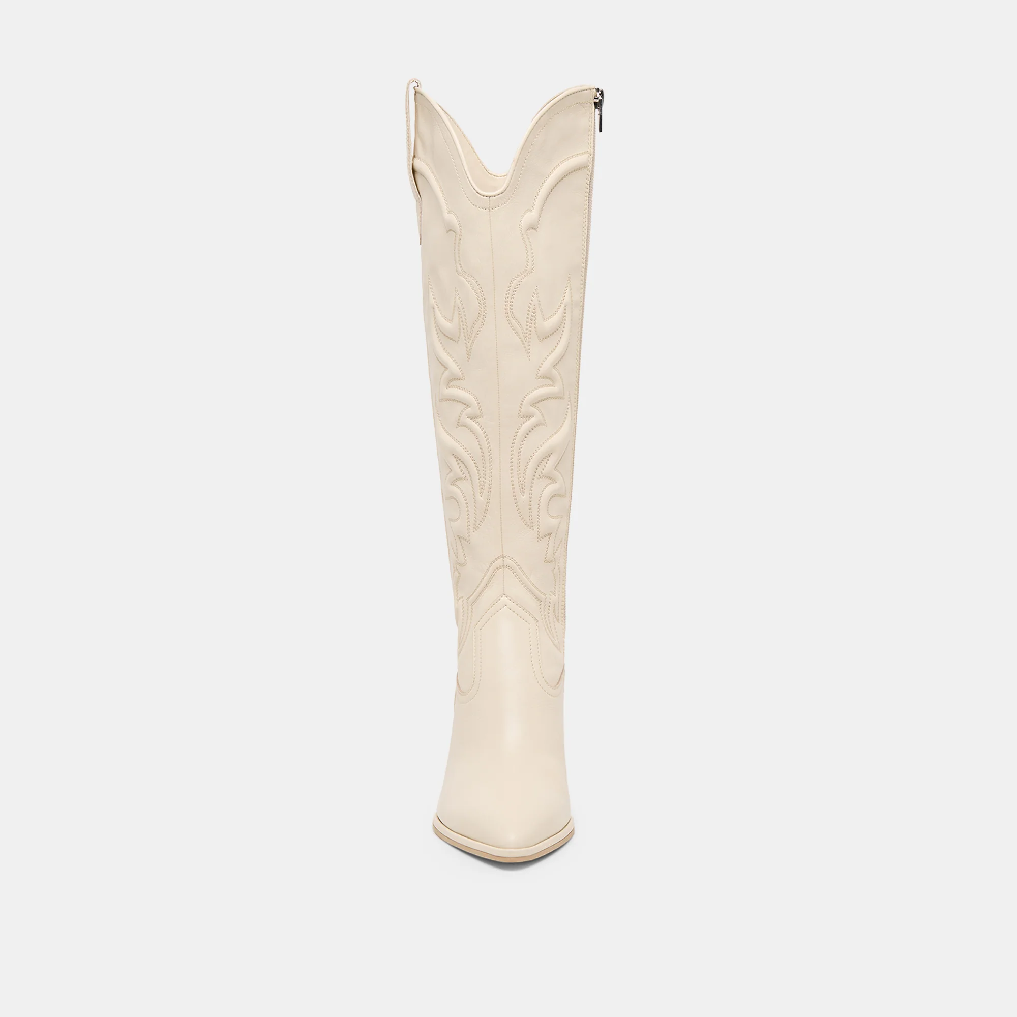 ALISA BOOTS CREME LEATHER - Image 9