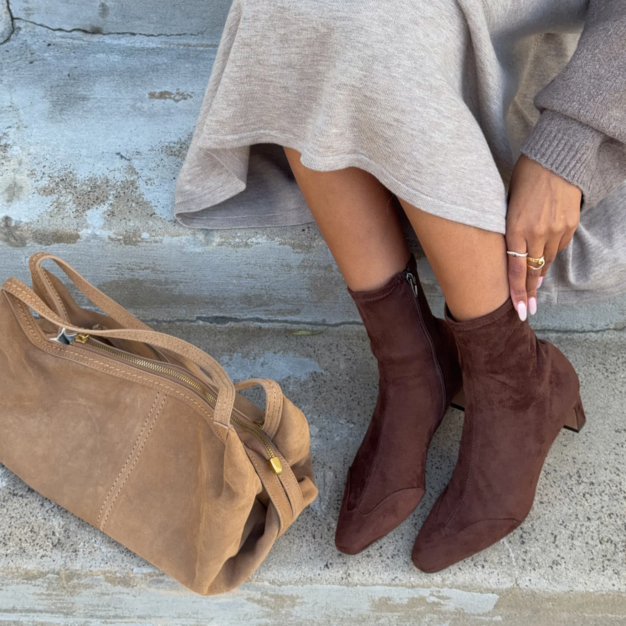 ANIKA BOOTS DK BROWN STELLA SUEDE - Image 6