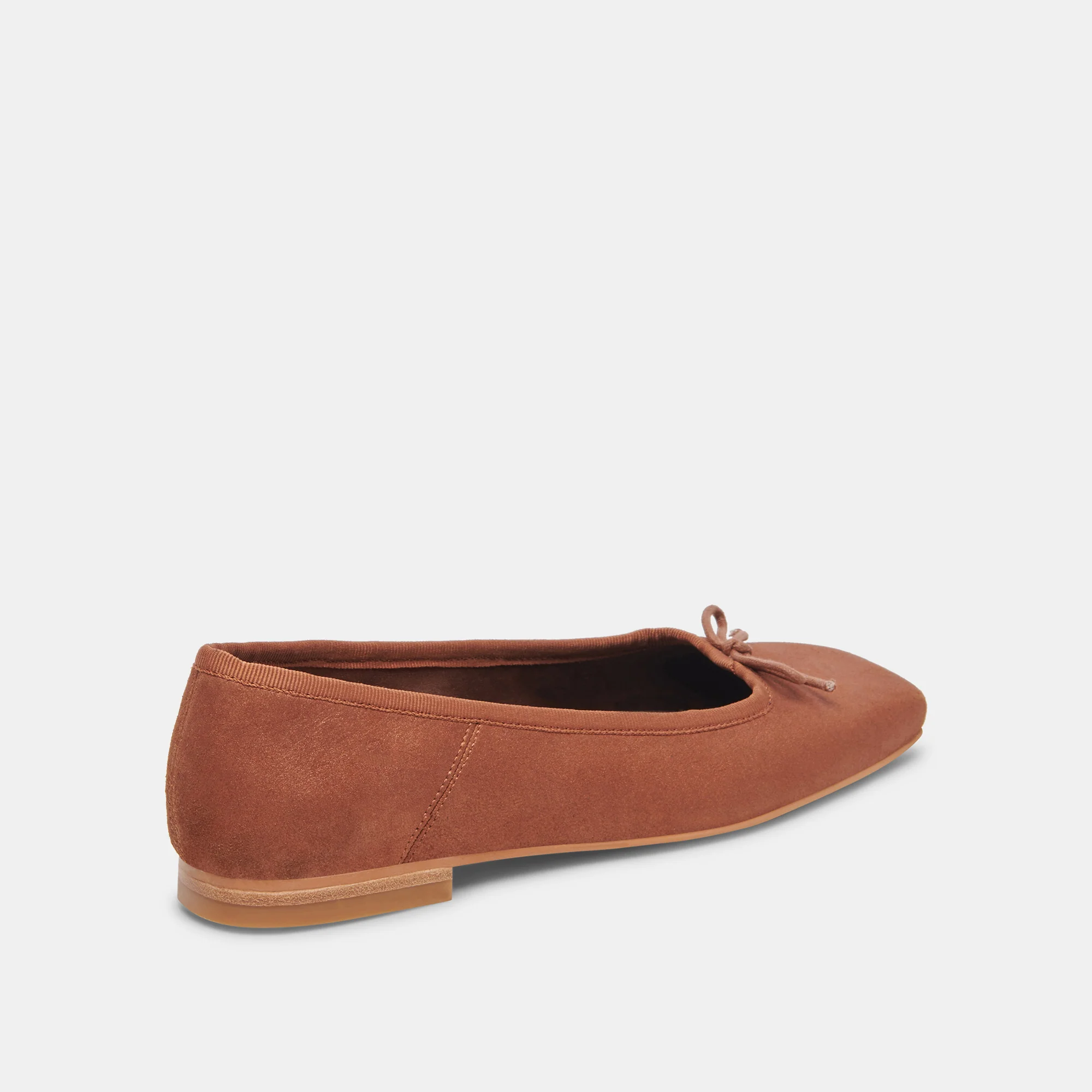 ANISA WIDE BALLET FLATS COPPER METALLIC SUEDE - Image 3