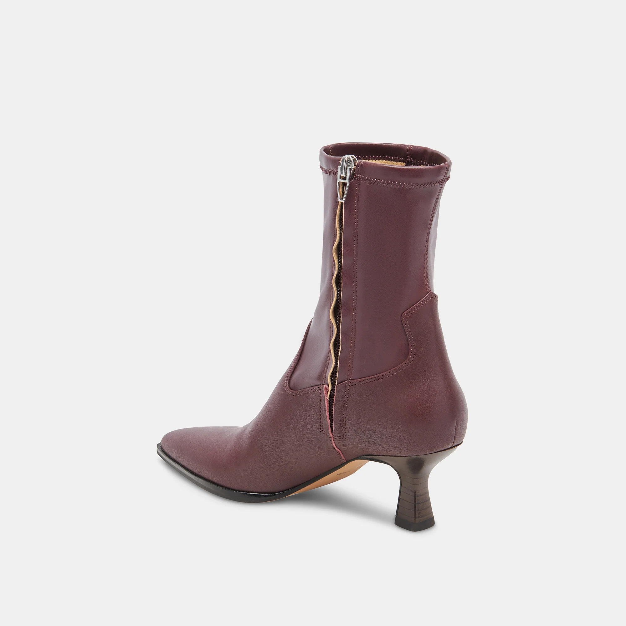 ARYA WIDE CALF BOOTS WINE LEATHER - Image 5