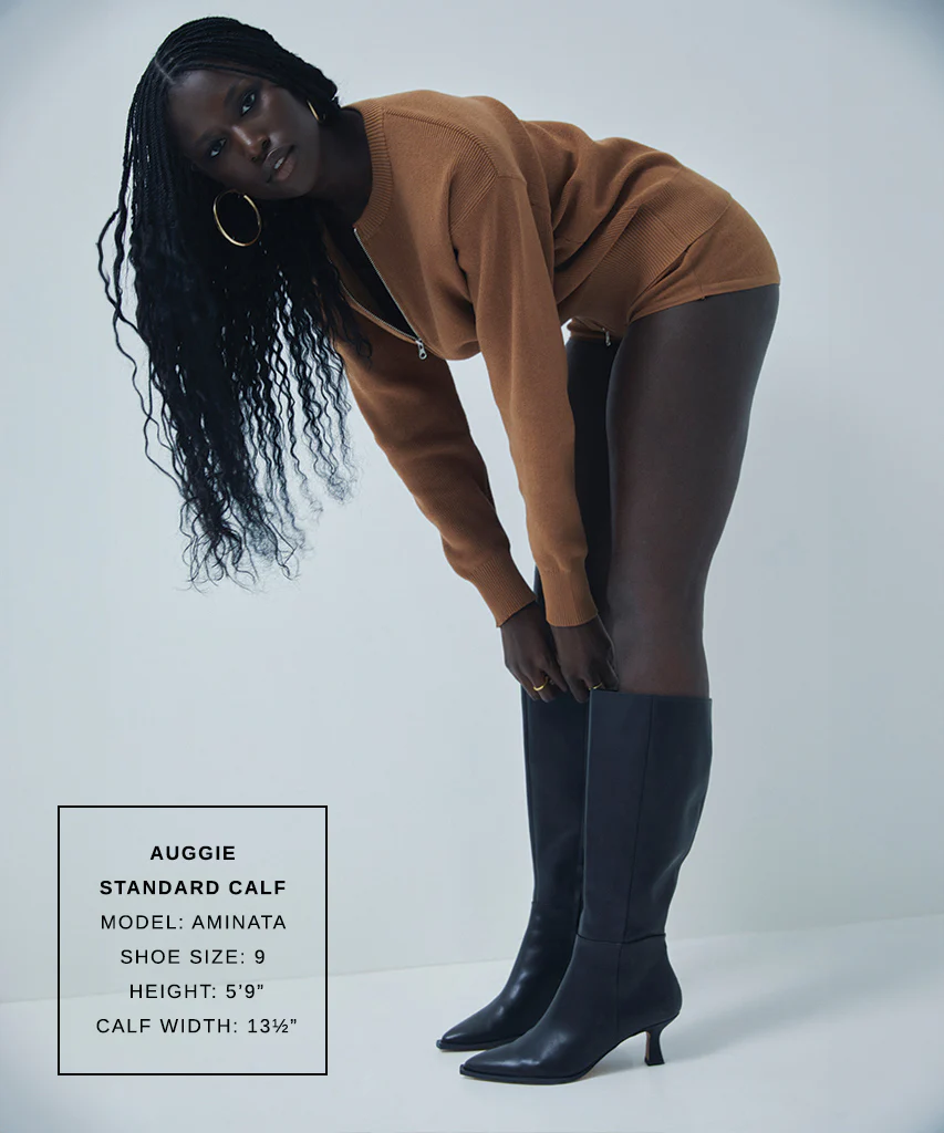 AUGGIE BOOTS BLACK LEATHER - Image 3