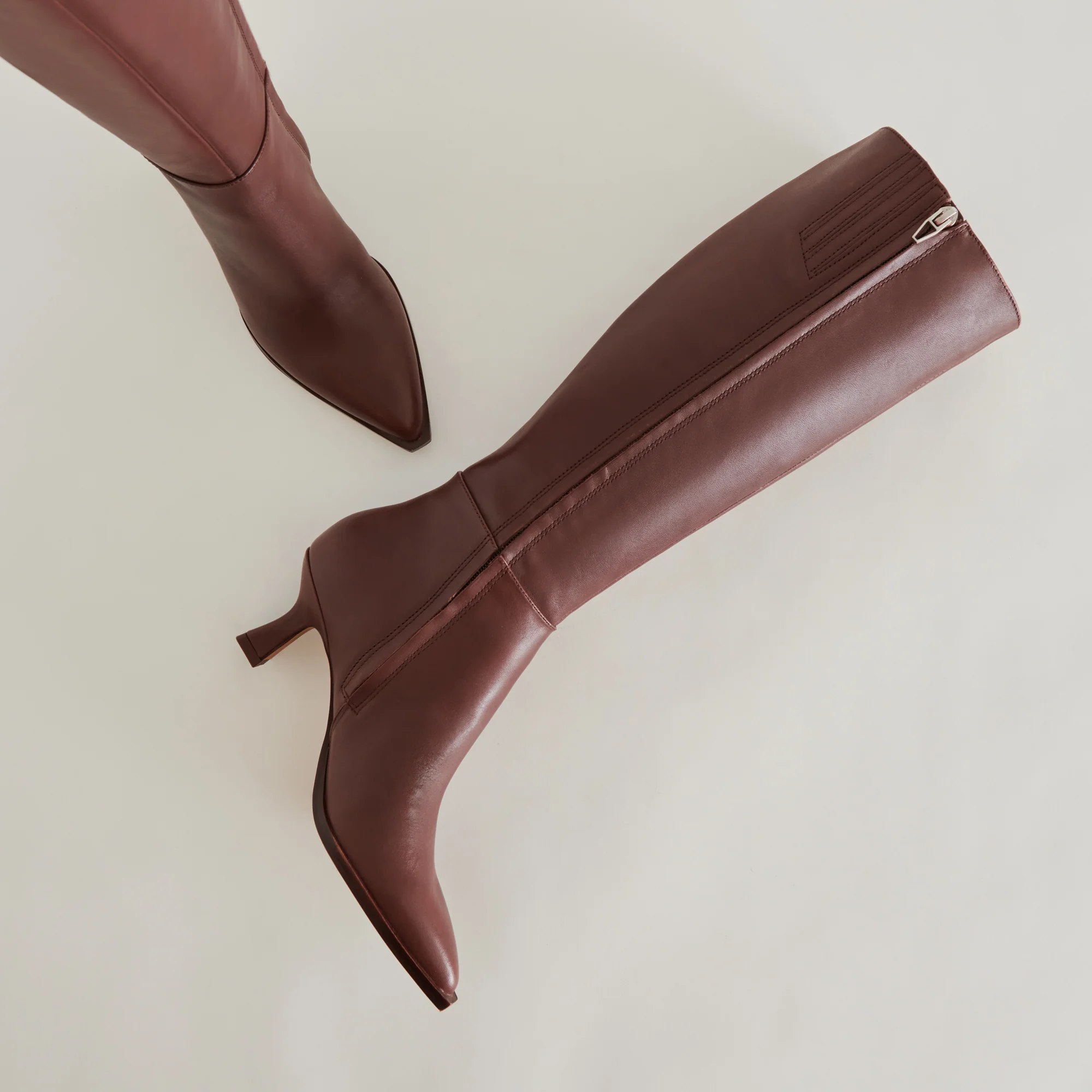 AUGGIE EXTRA WIDE CALF BOOTS CHOCOLATE LEATHER - Image 3