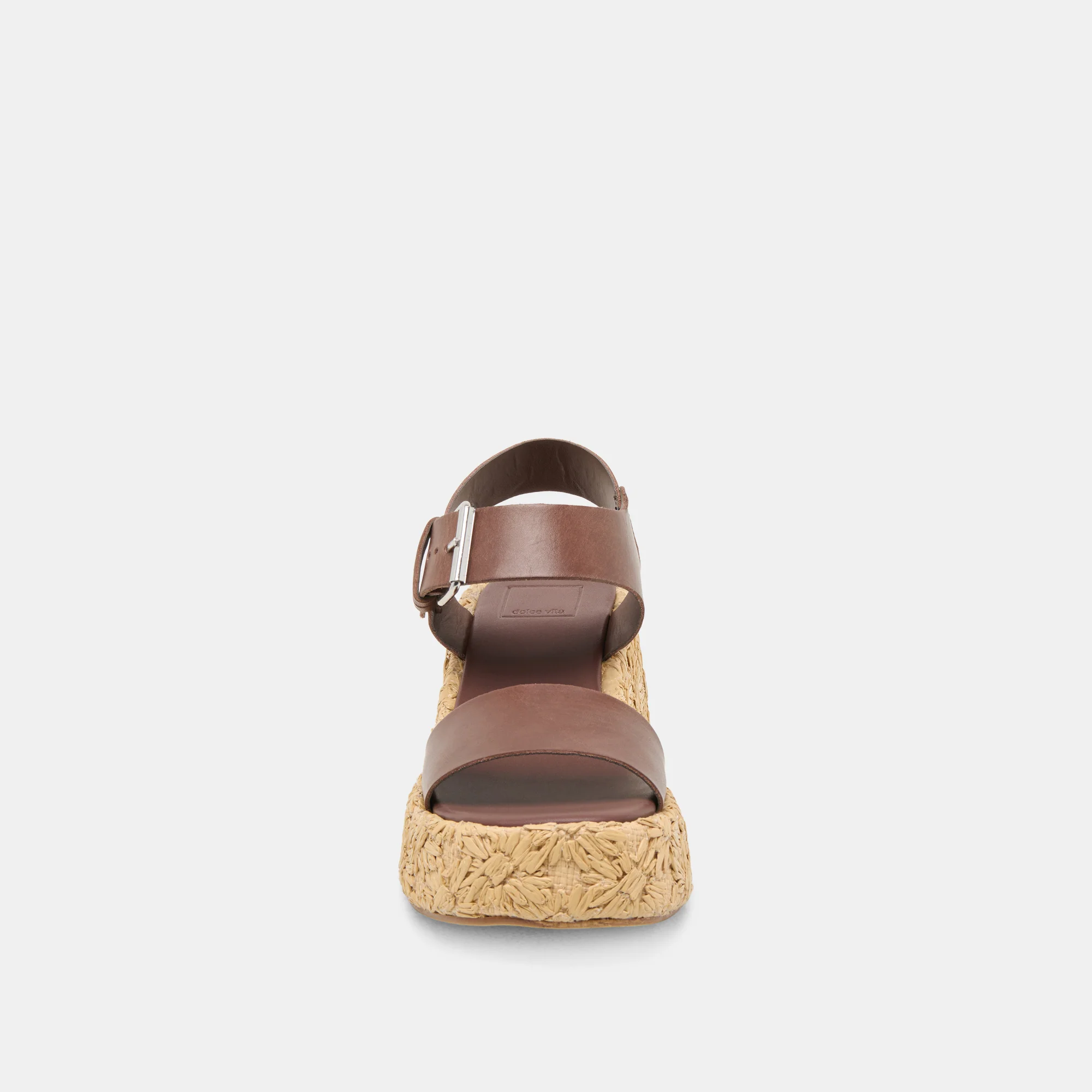AURI WEDGES DK BROWN LEATHER - Image 6