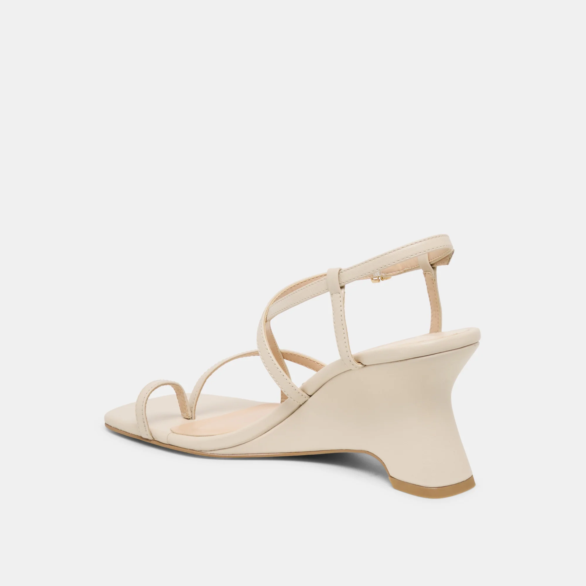 AYLEE WEDGES CREAM LEATHER - Image 5