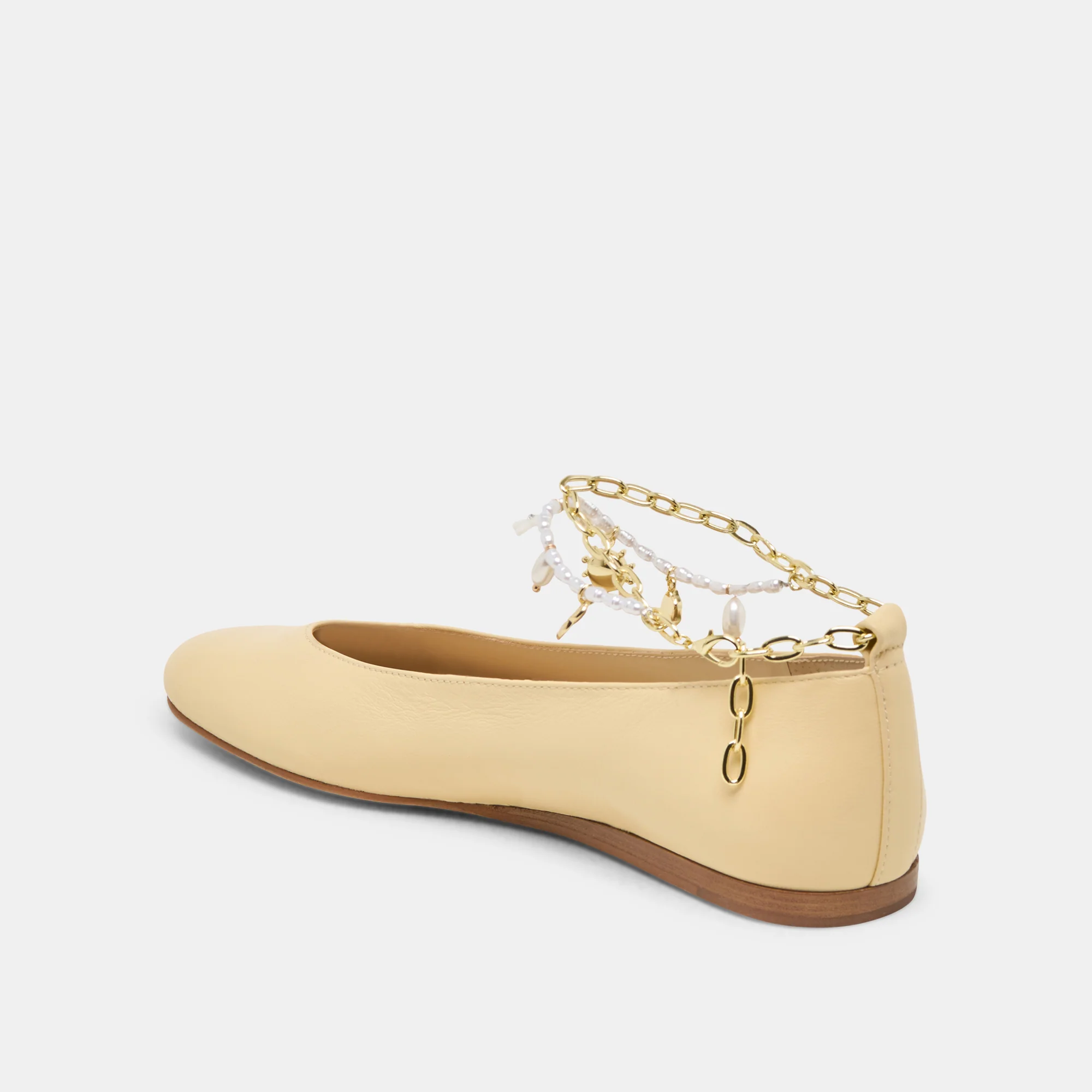 BAIDEN BALLET FLATS WARM NATURAL LEATHER - Image 7