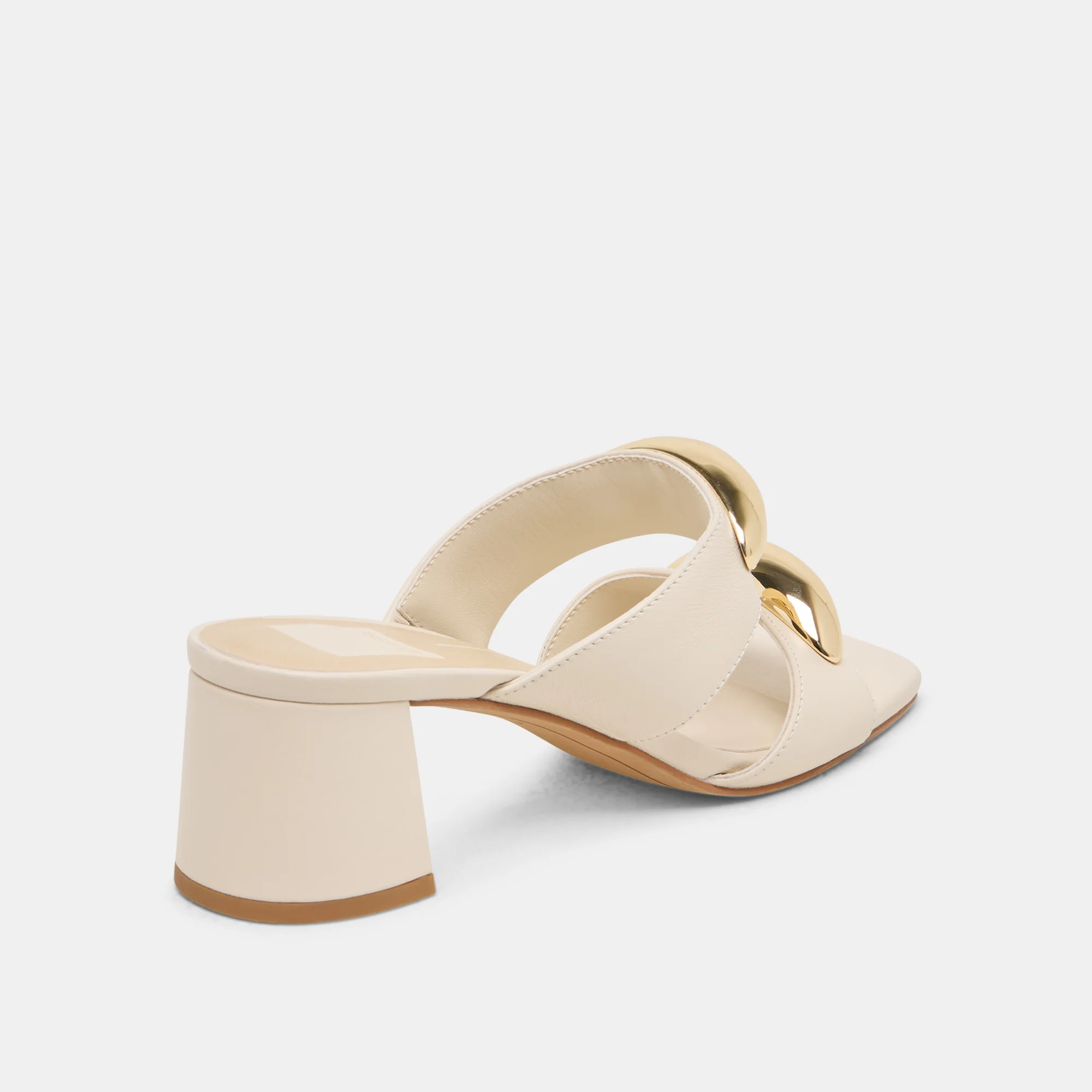 BARNET HEELS BONE LEATHER - Image 3
