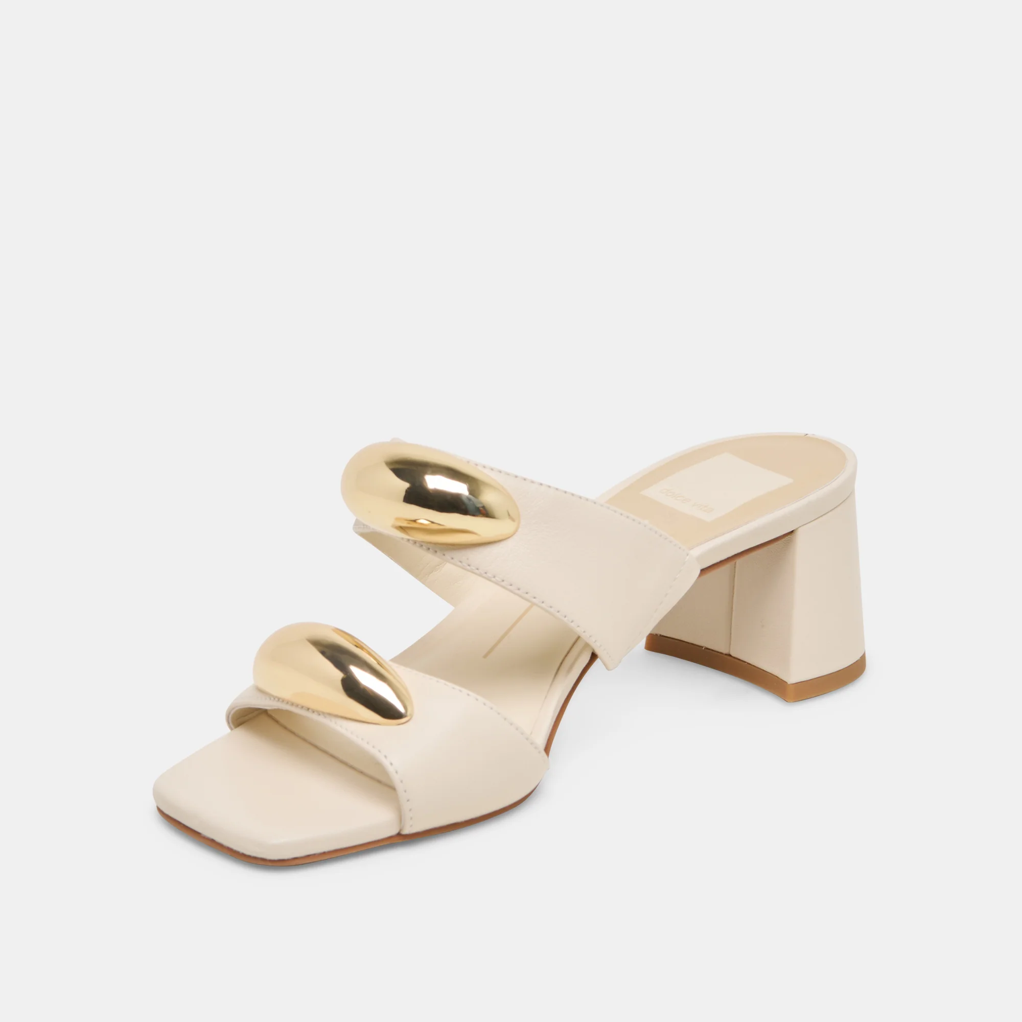 BARNET HEELS BONE LEATHER - Image 4