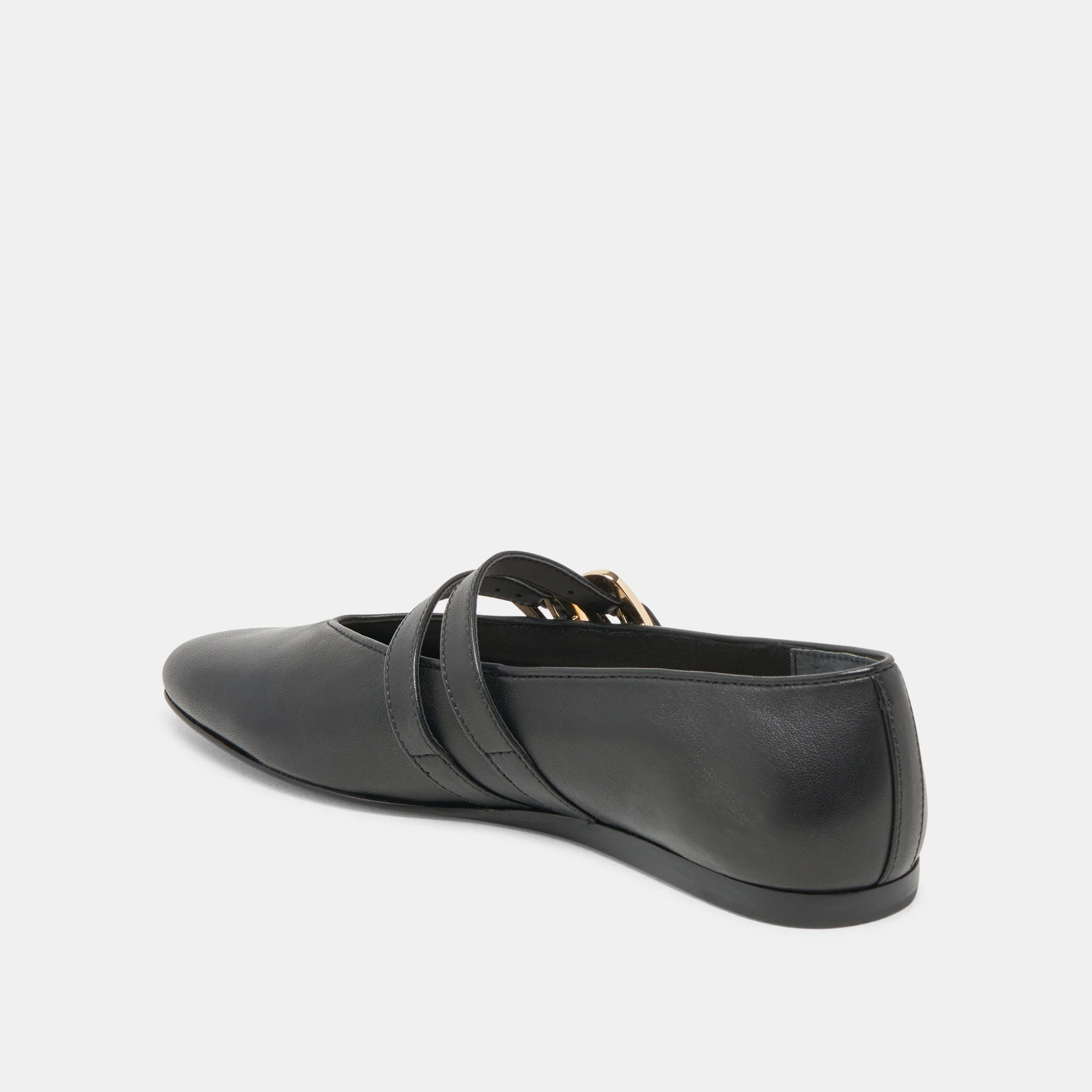 BAYLEE BALLET FLATS BLACK LEATHER - Image 10