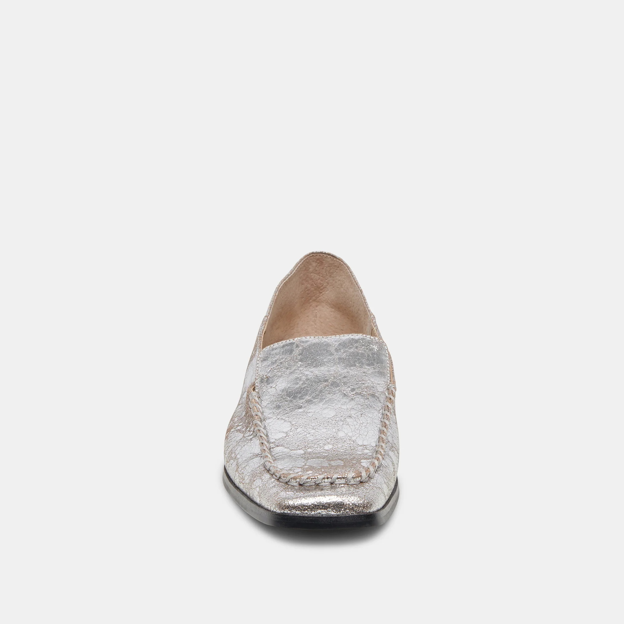 BENY FLATS SILVER DISTRESSED LEATHER - Image 16