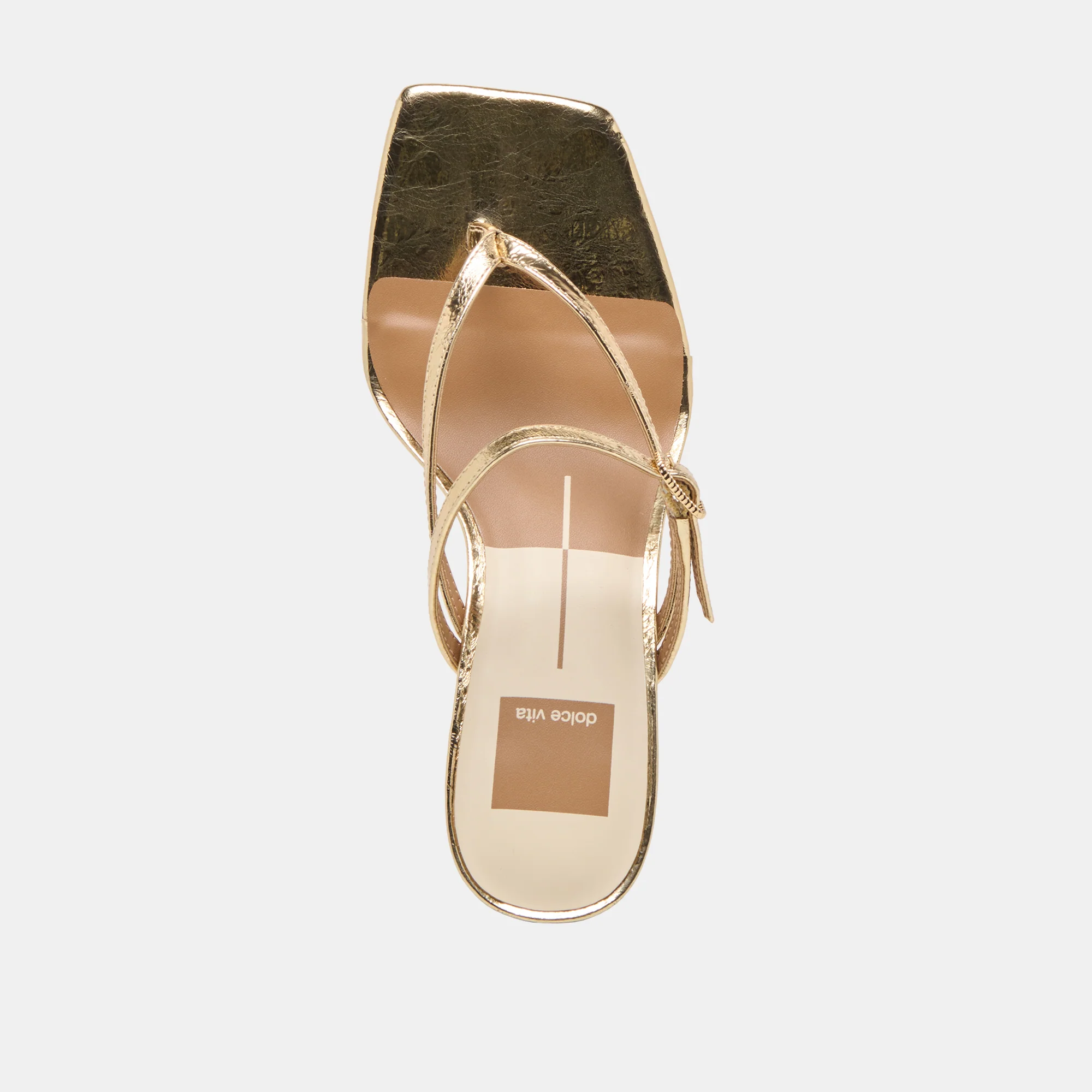 BIAGA HEELS GOLD DISTRESSED LEATHER - Image 10
