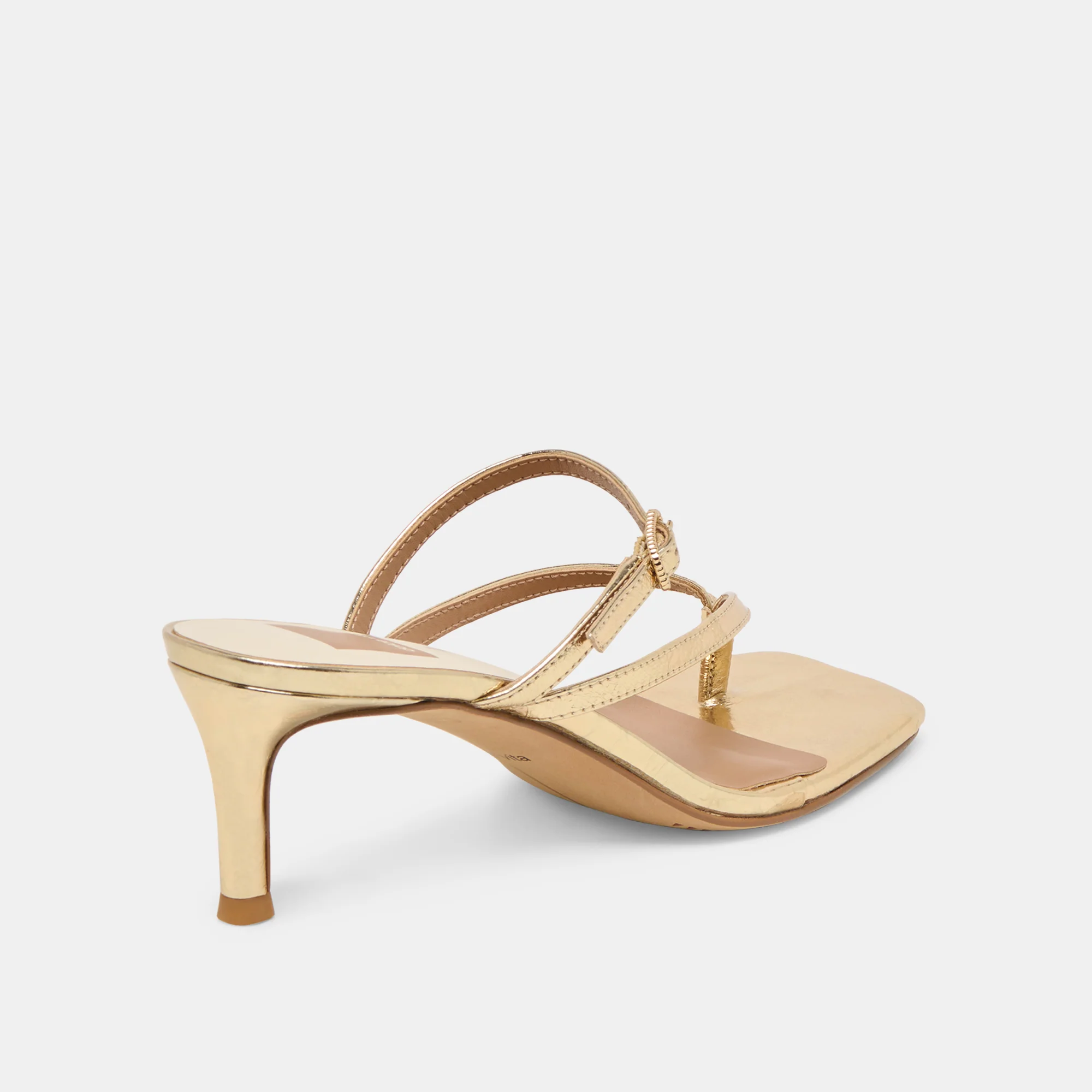 BIAGA HEELS GOLD DISTRESSED LEATHER - Image 5