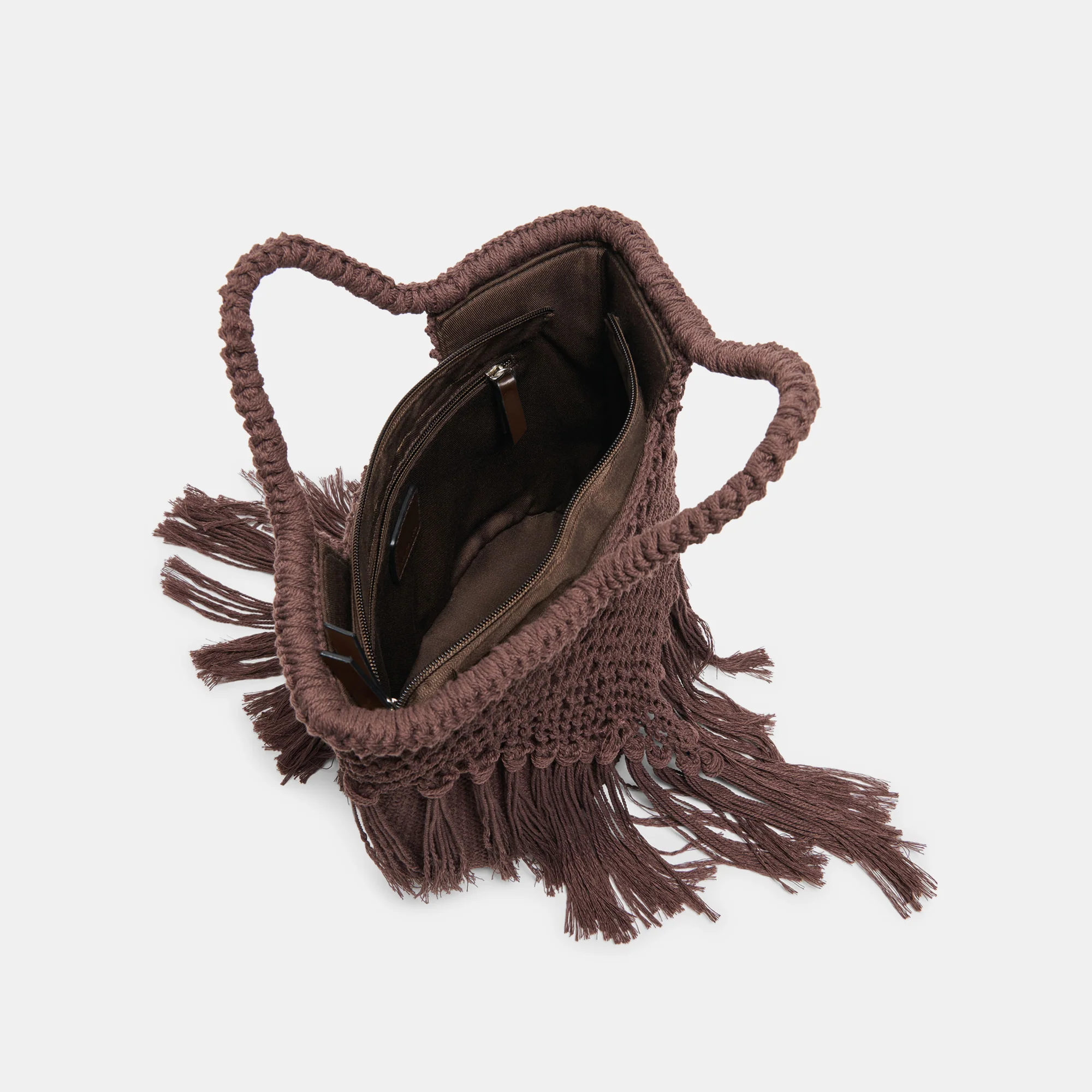 BIRCH HANDBAG CHOCOLATE CROCHET - Image 5