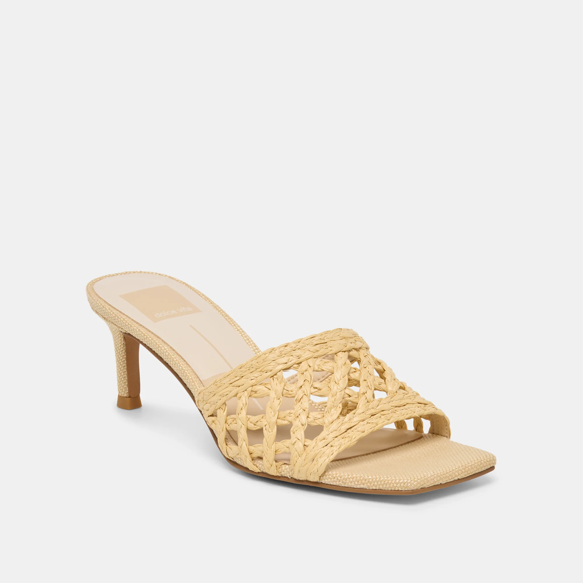 BOWEN HEELS LT NATURAL RAFFIA - Image 3
