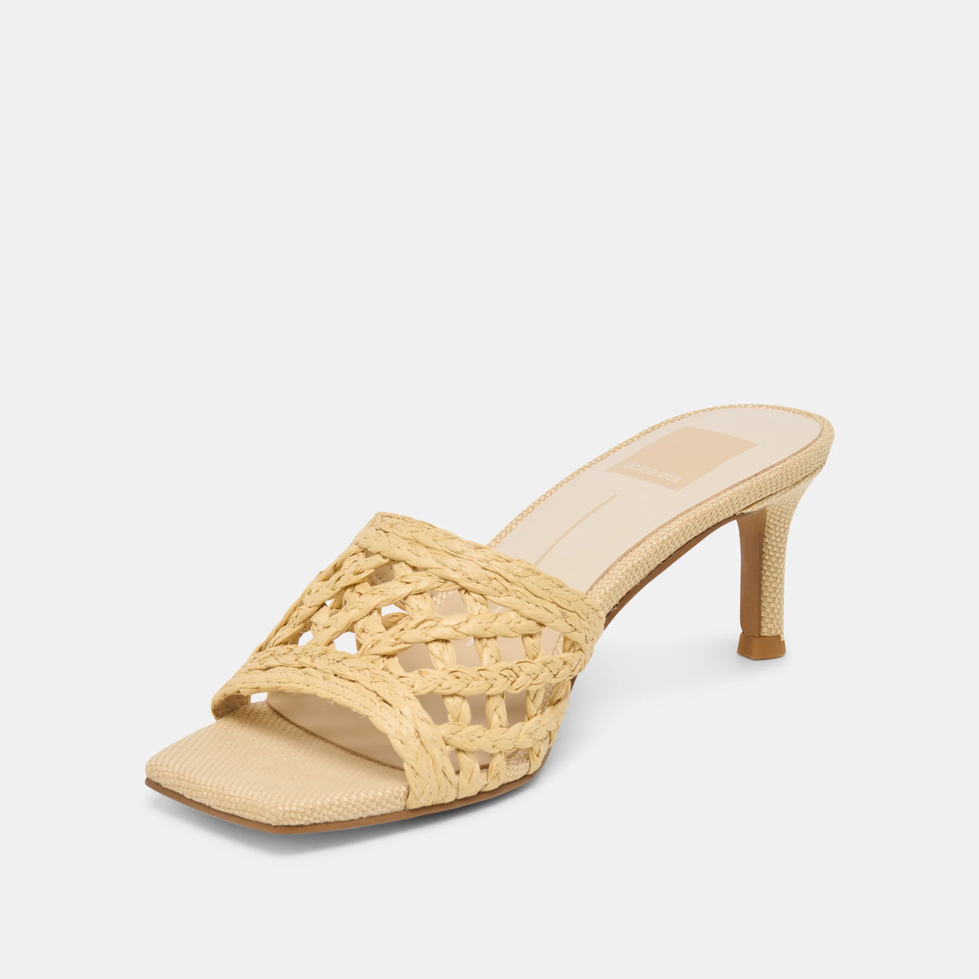 BOWEN HEELS LT NATURAL RAFFIA - Image 6