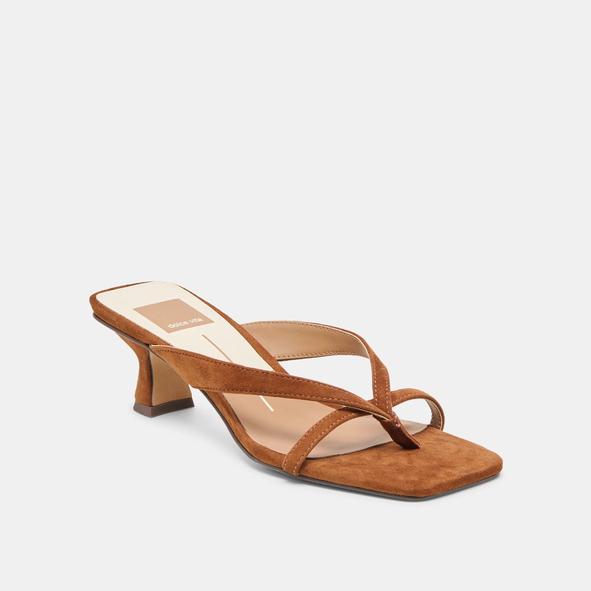 BREVEL HEELS DK BROWN SUEDE - Image 3