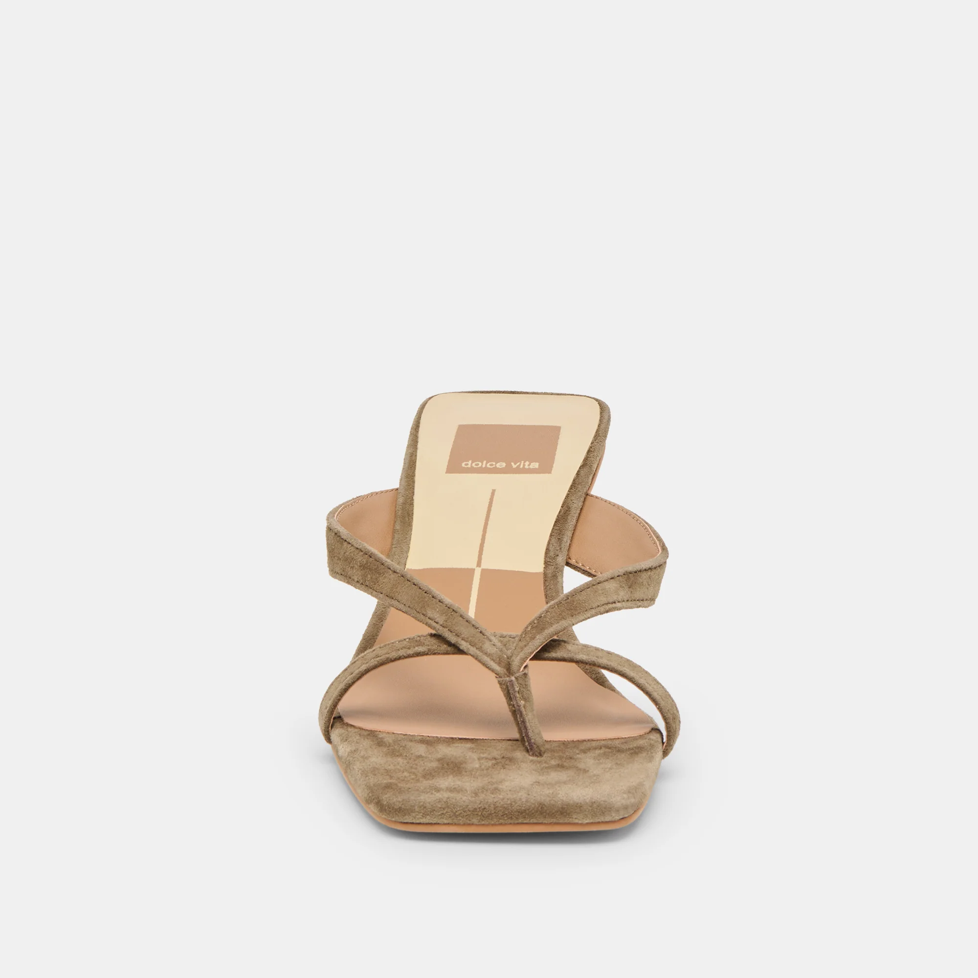 BREVEL HEELS OLIVE SUEDE - Image 9