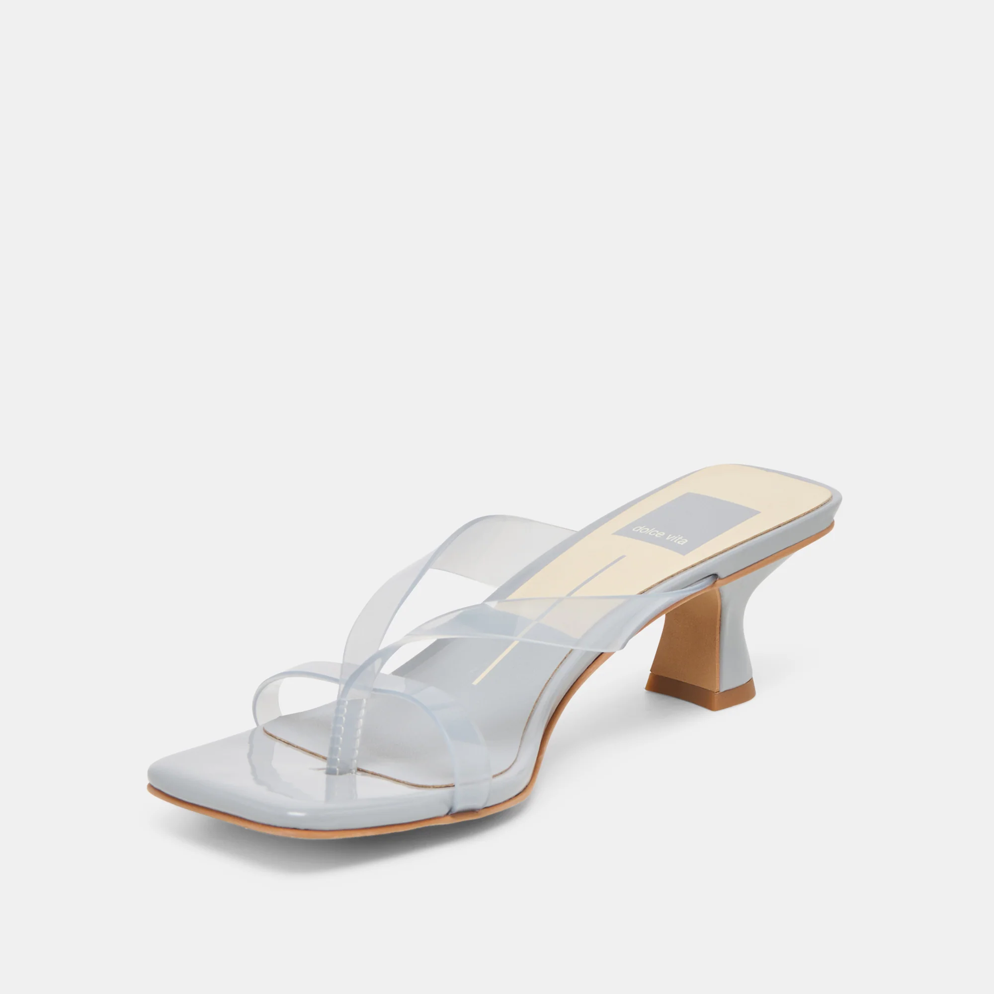 BREVEL VINYL HEELS DUSTY BLUE JELLY - Image 6