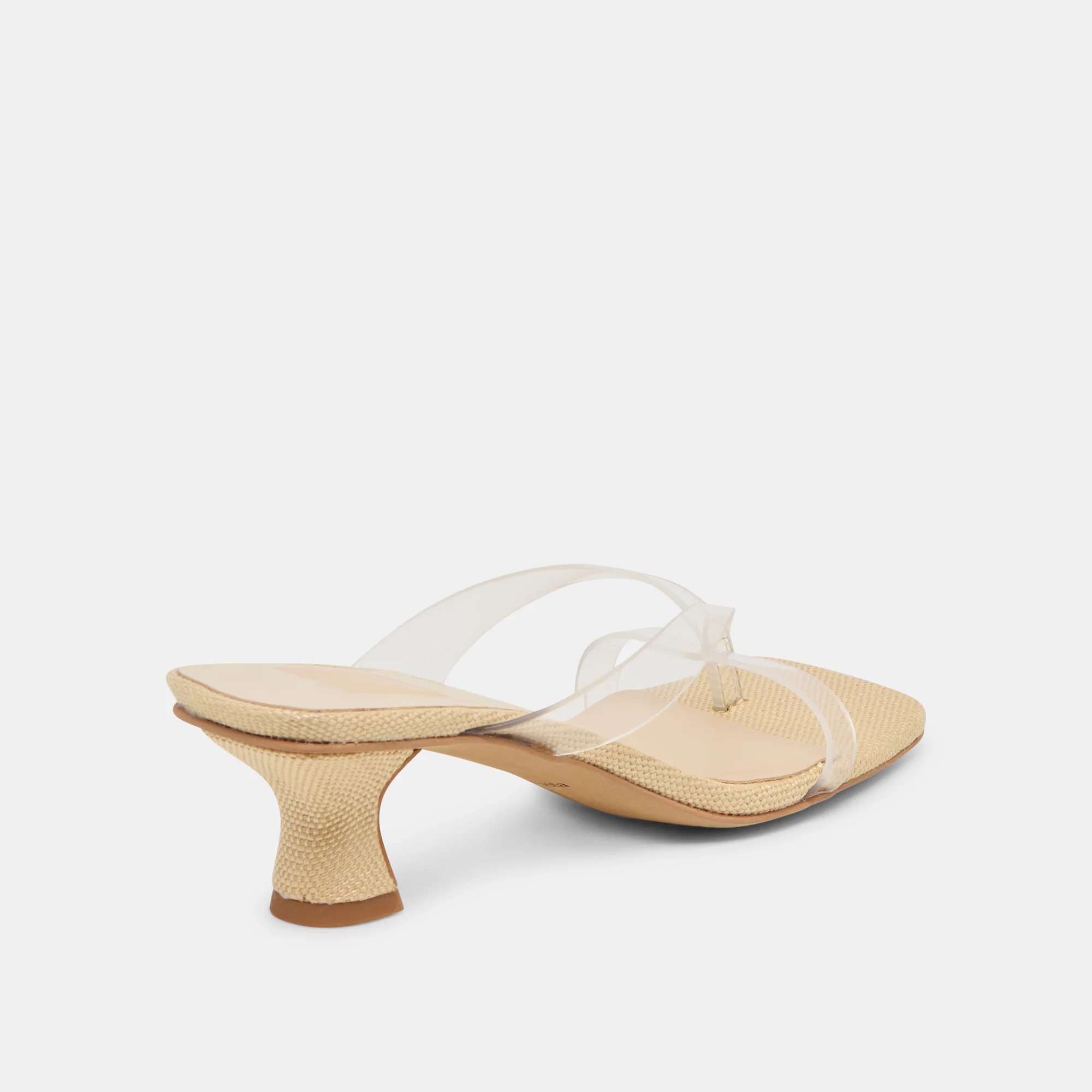 BREVEL VINYL WIDE HEELS CRYSTAL JELLY - Image 3