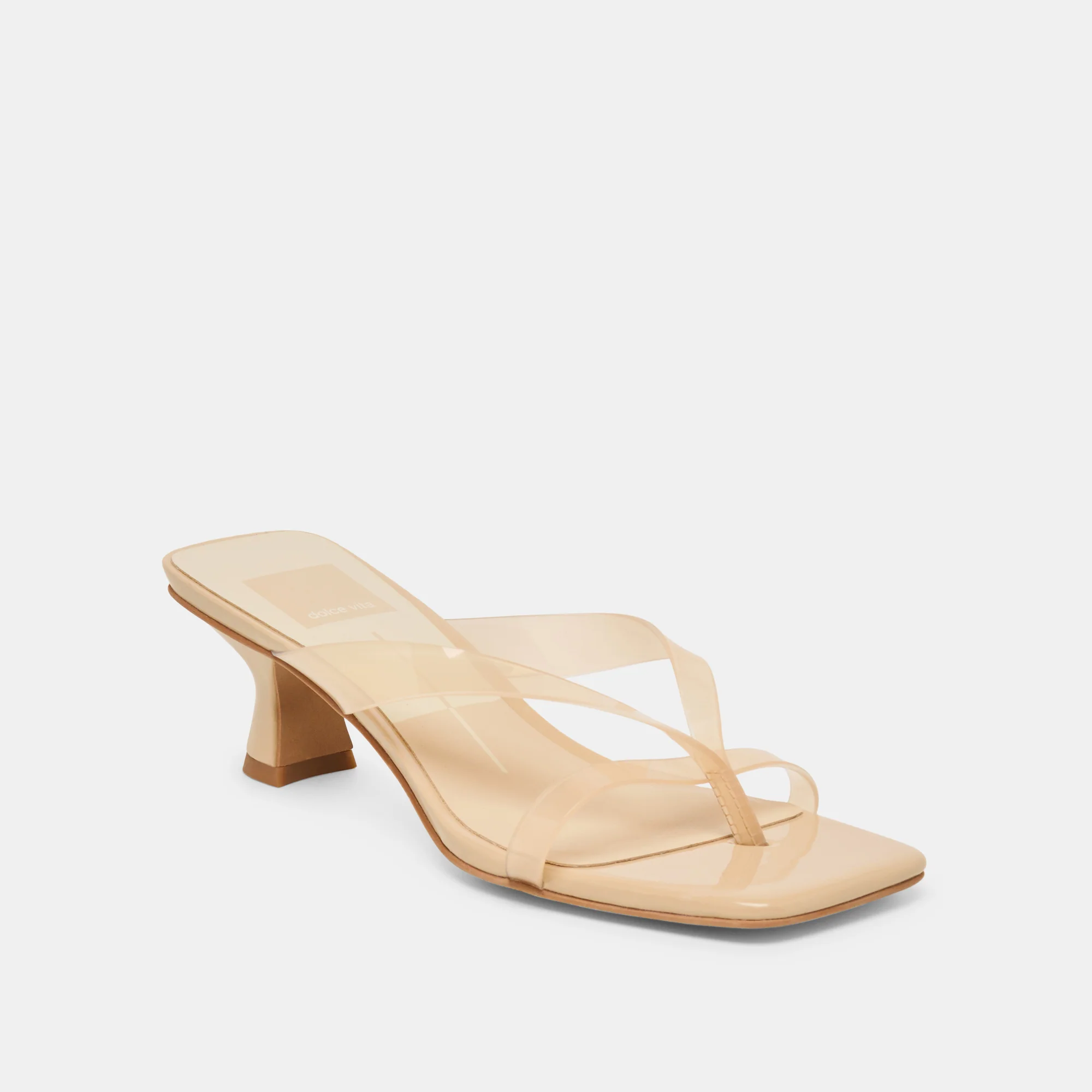 BREVEL VINYL WIDE HEELS PRALINE JELLY - Image 2