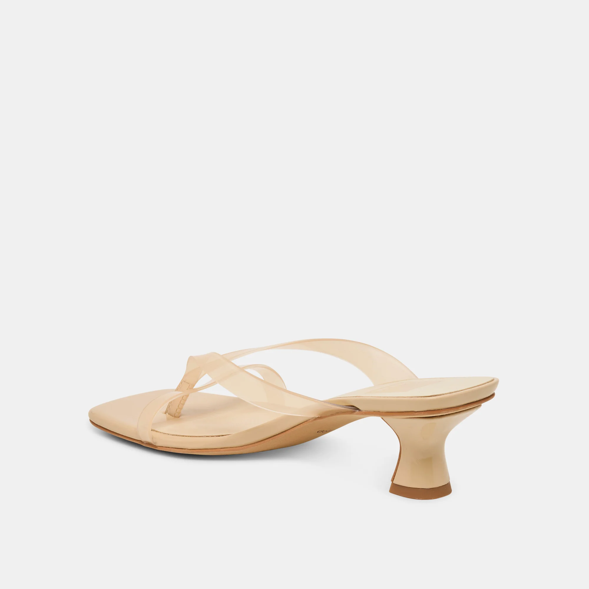 BREVEL VINYL WIDE HEELS PRALINE JELLY - Image 5