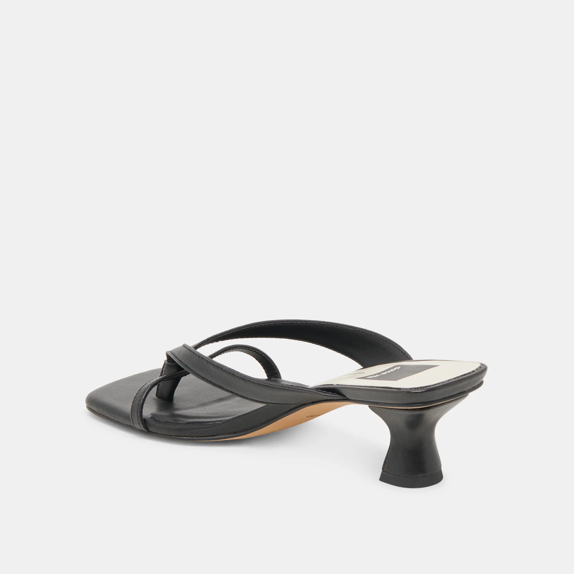 BREVEL WIDE HEELS ONYX LEATHER - Image 5