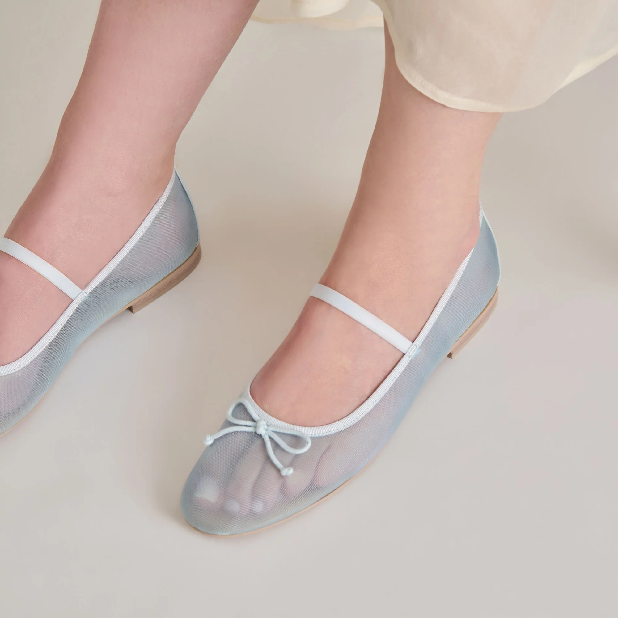 CADEL BALLET FLATS ICE BLUE MESH - Image 2