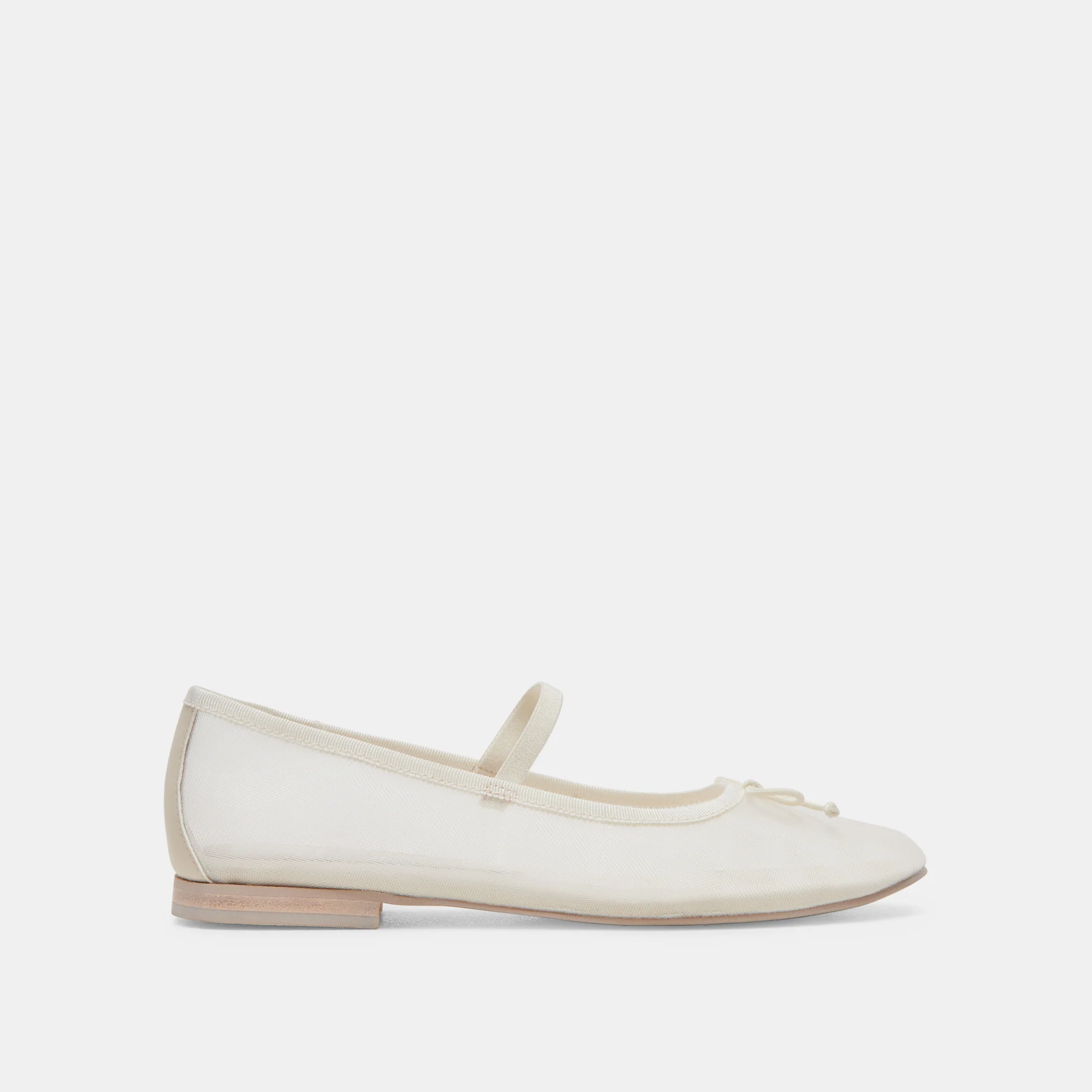 CADEL BALLET FLATS IVORY MESH - Image 3