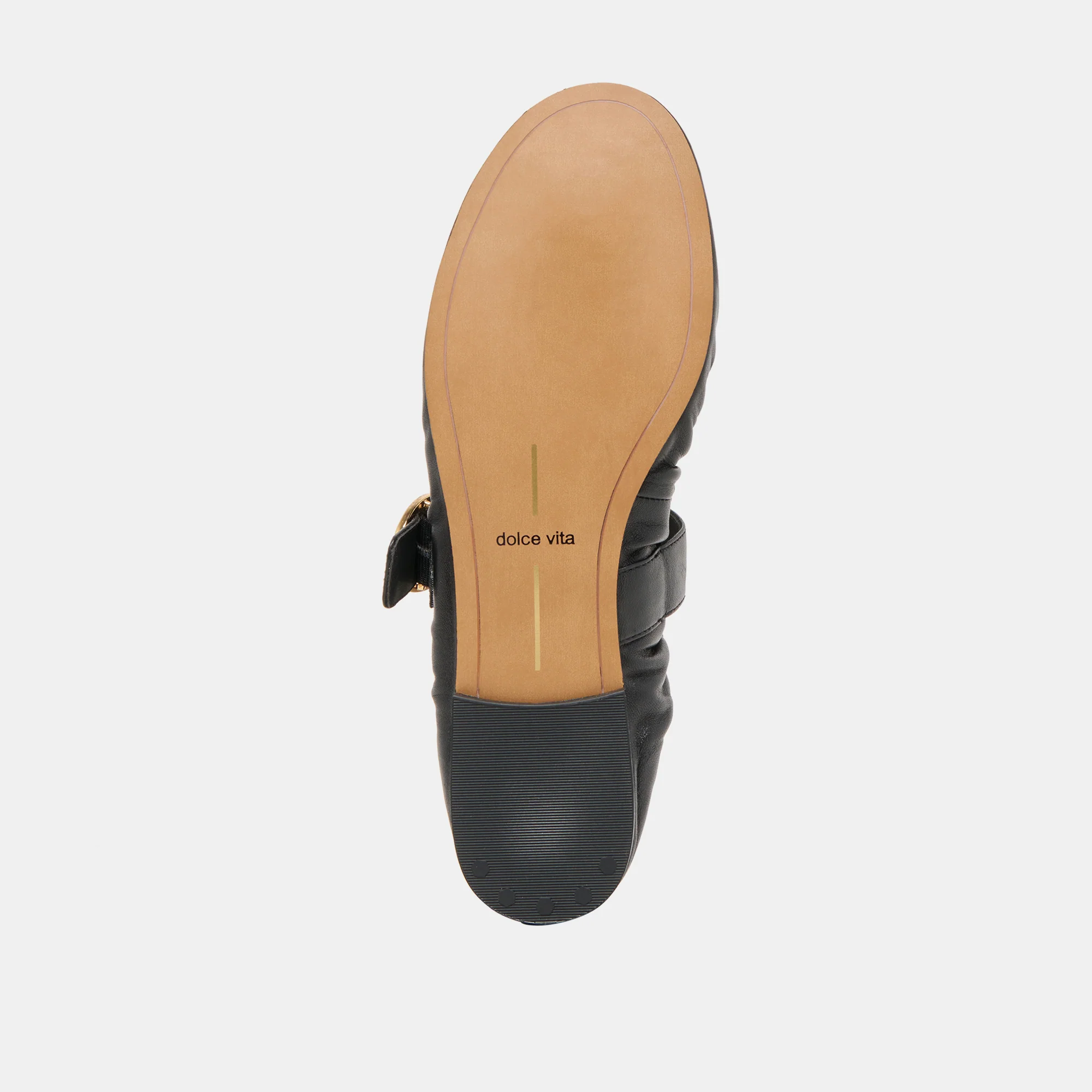 CAELY BALLET FLATS BLACK LEATHER - Image 12