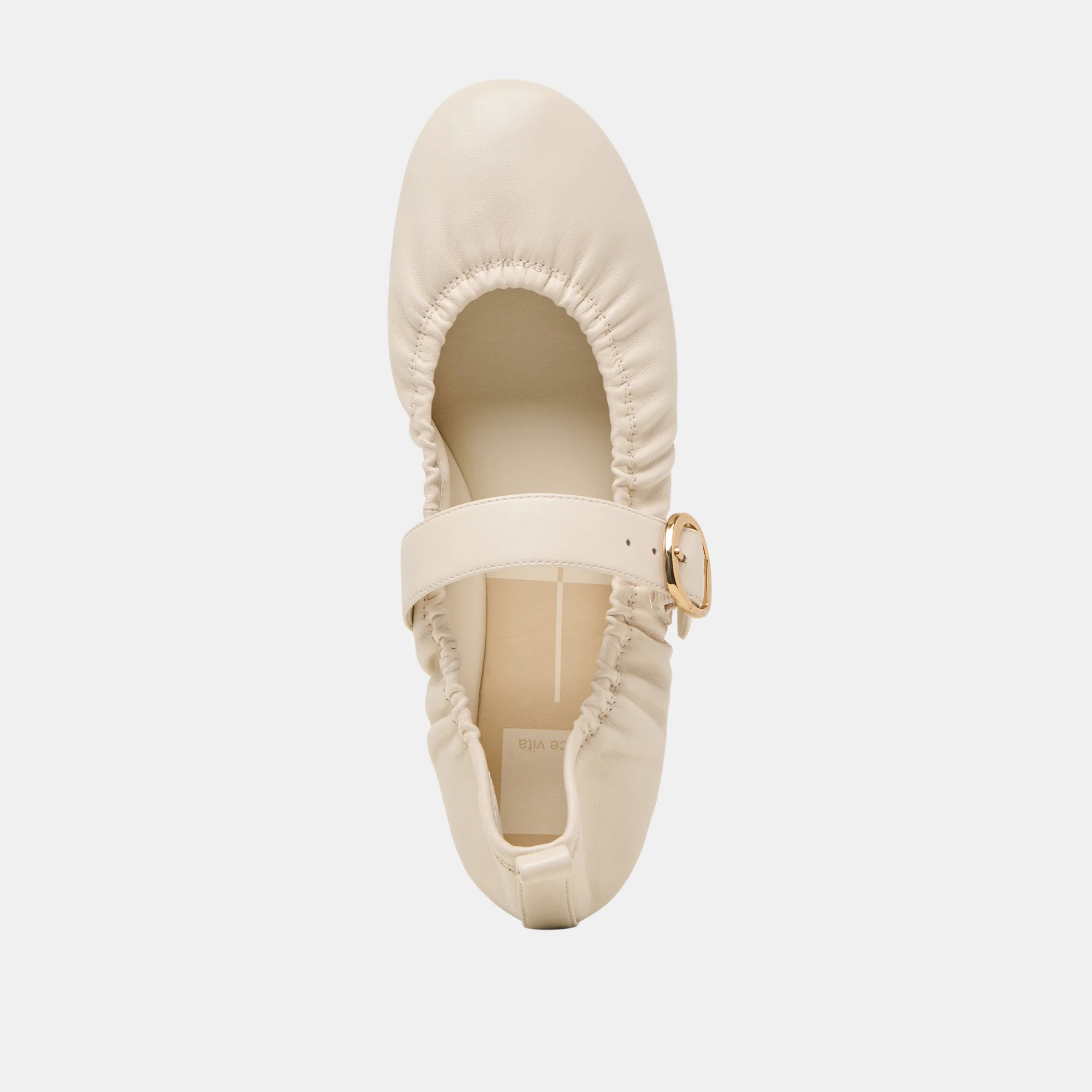 CAELY BALLET FLATS BONE LEATHER - Image 11