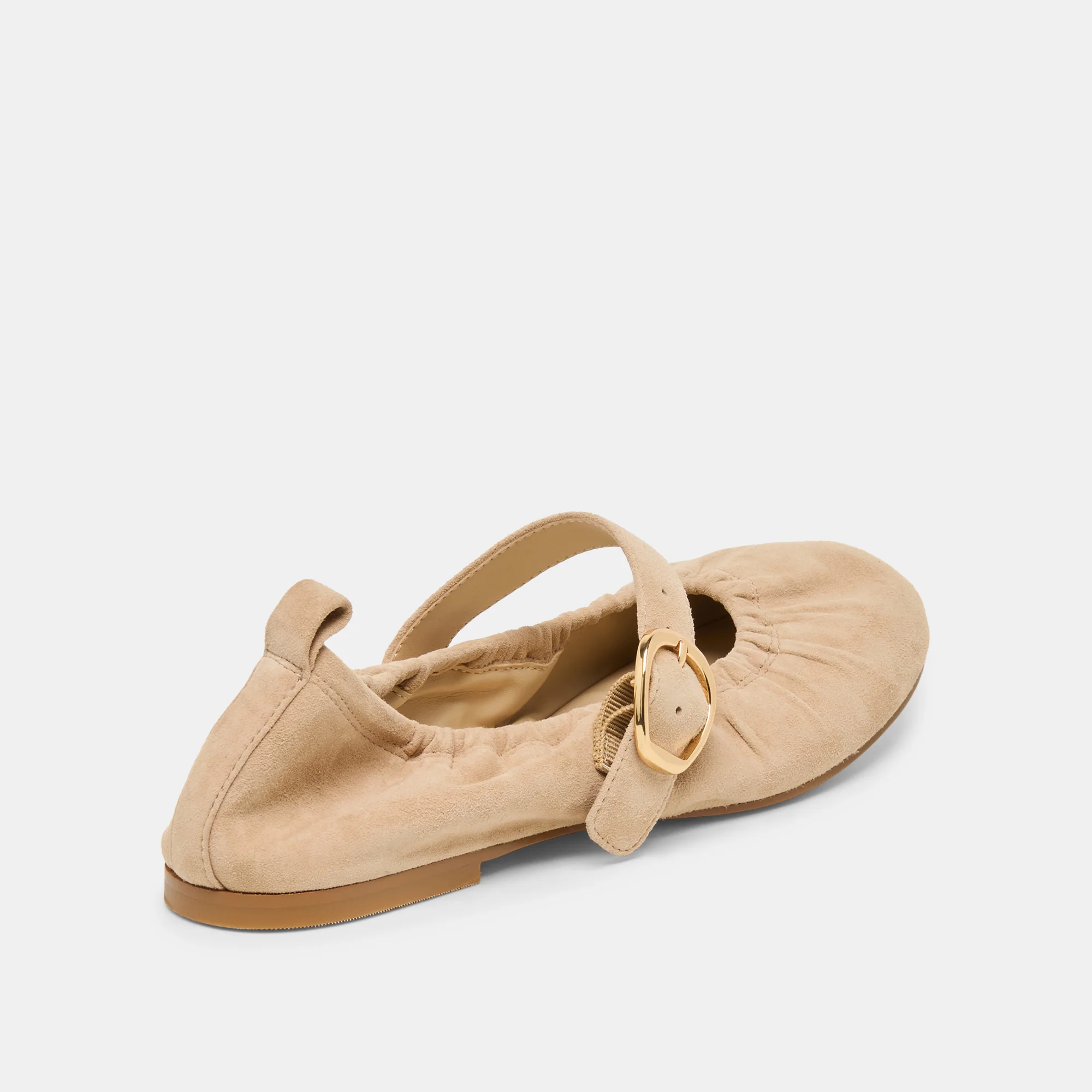 CAELY BALLET FLATS CAMEL SUEDE - Image 5