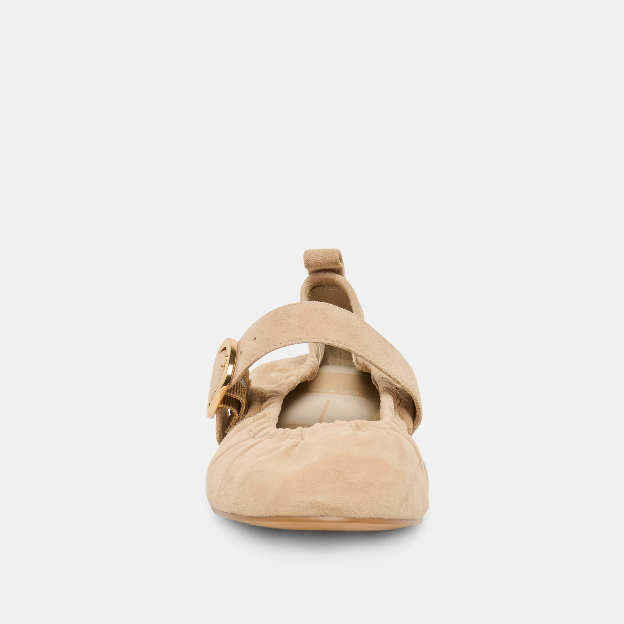 CAELY BALLET FLATS CAMEL SUEDE - Image 8