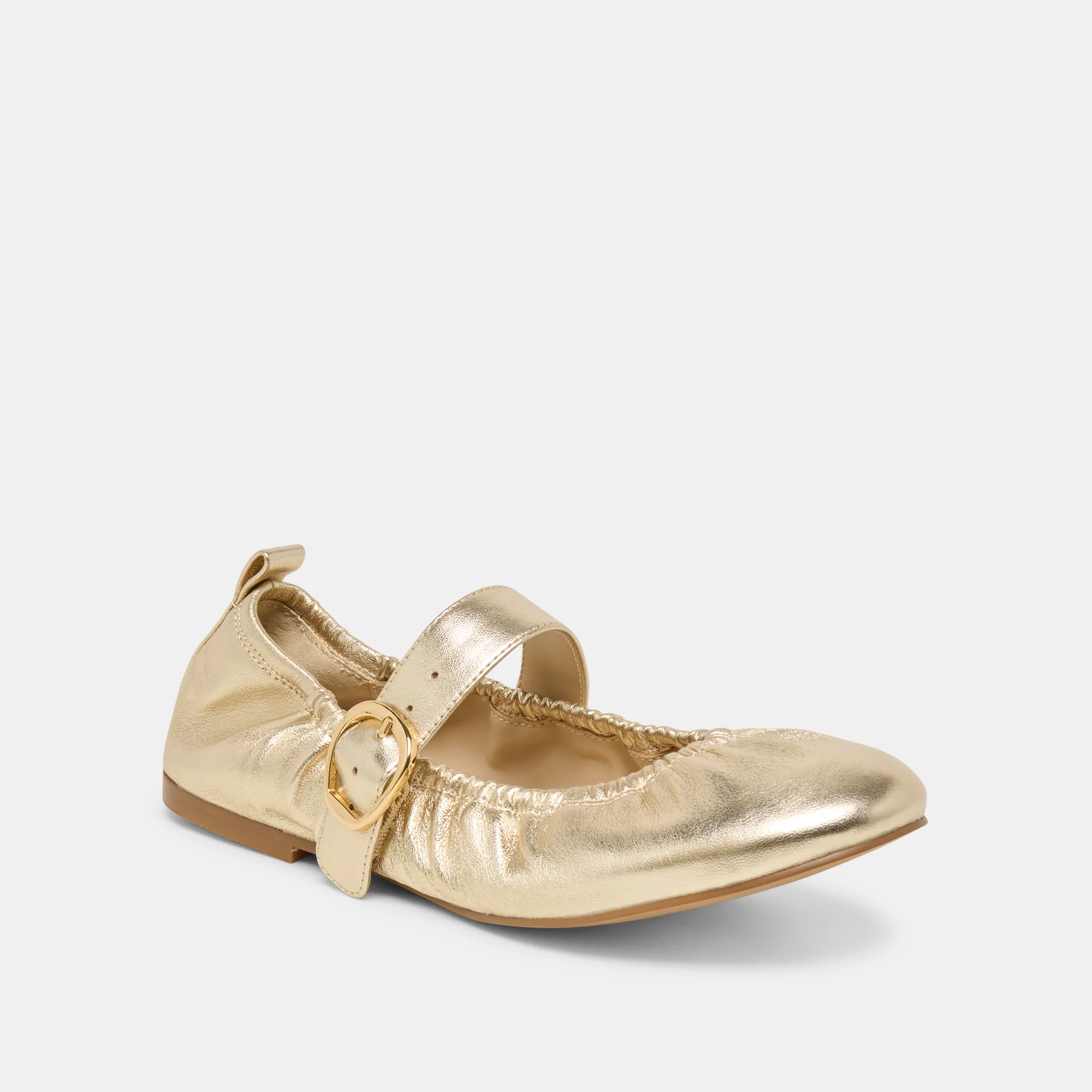 CAELY BALLET FLATS PLATINUM LEATHER - Image 3