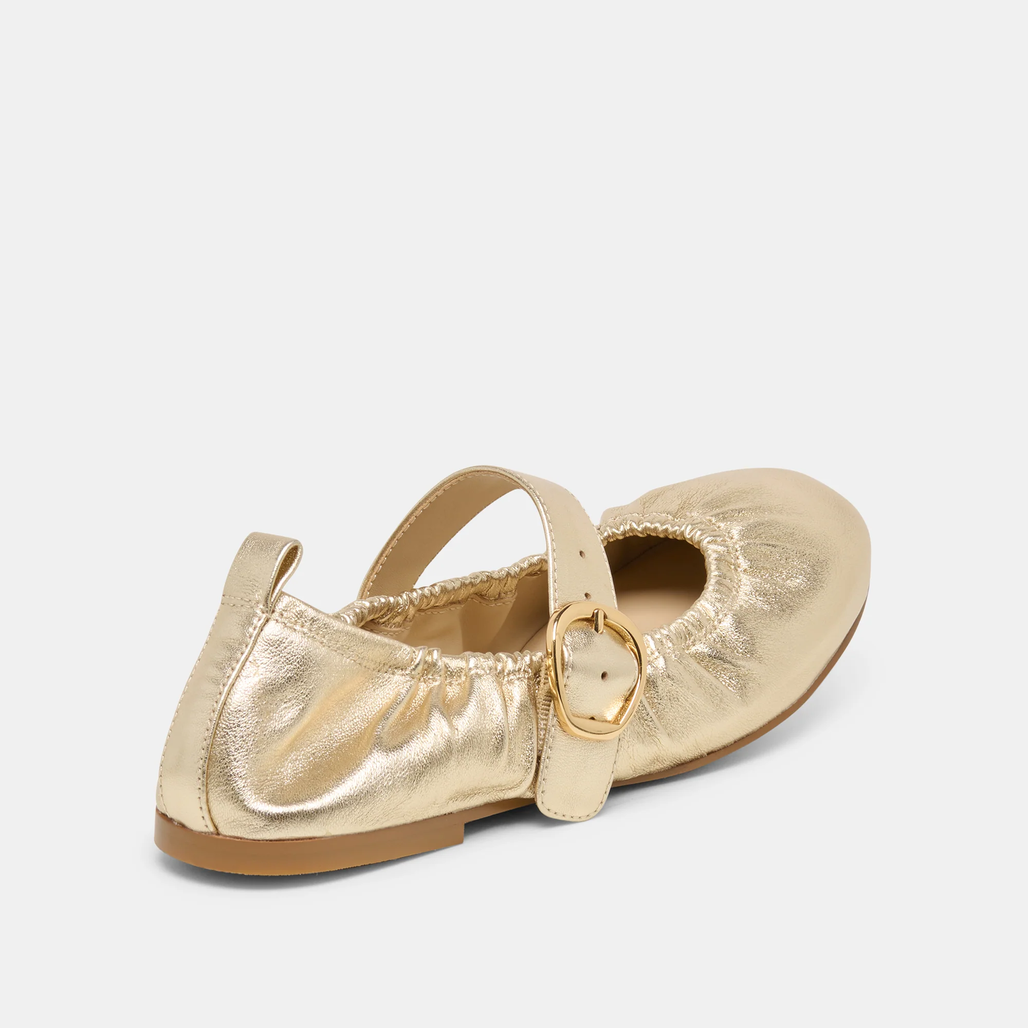 CAELY BALLET FLATS PLATINUM LEATHER - Image 5