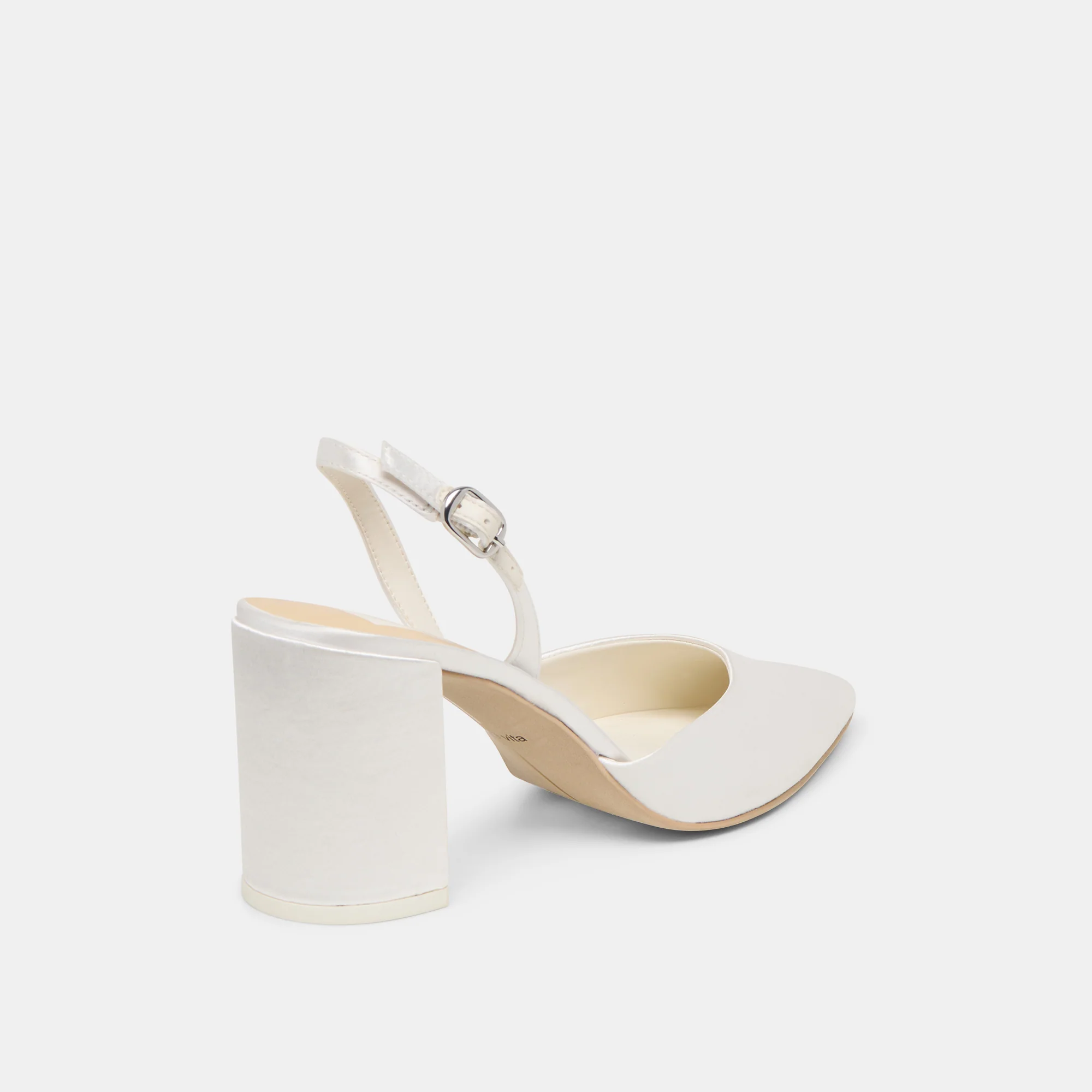 CAREL HIGH HEELS TRUE WHITE SATIN - Image 5