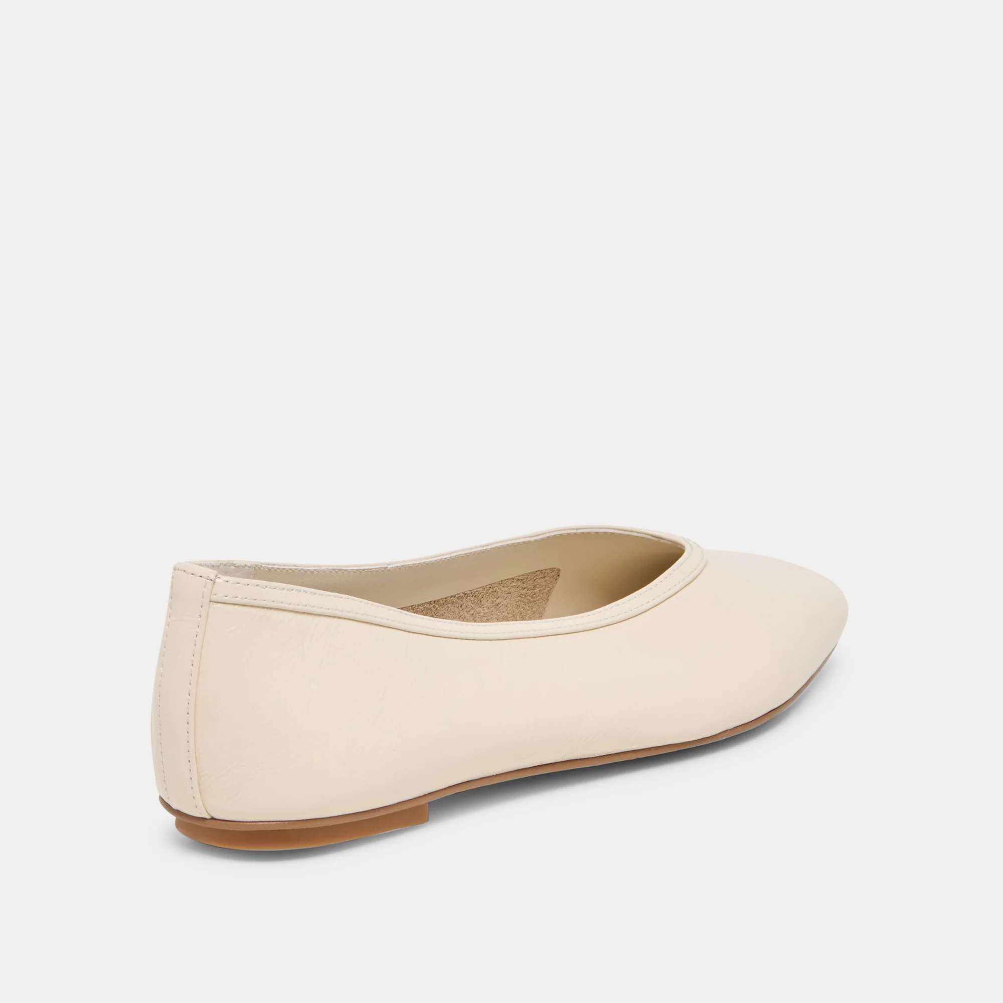 CARET BALLET FLATS BONE LEATHER - Image 3