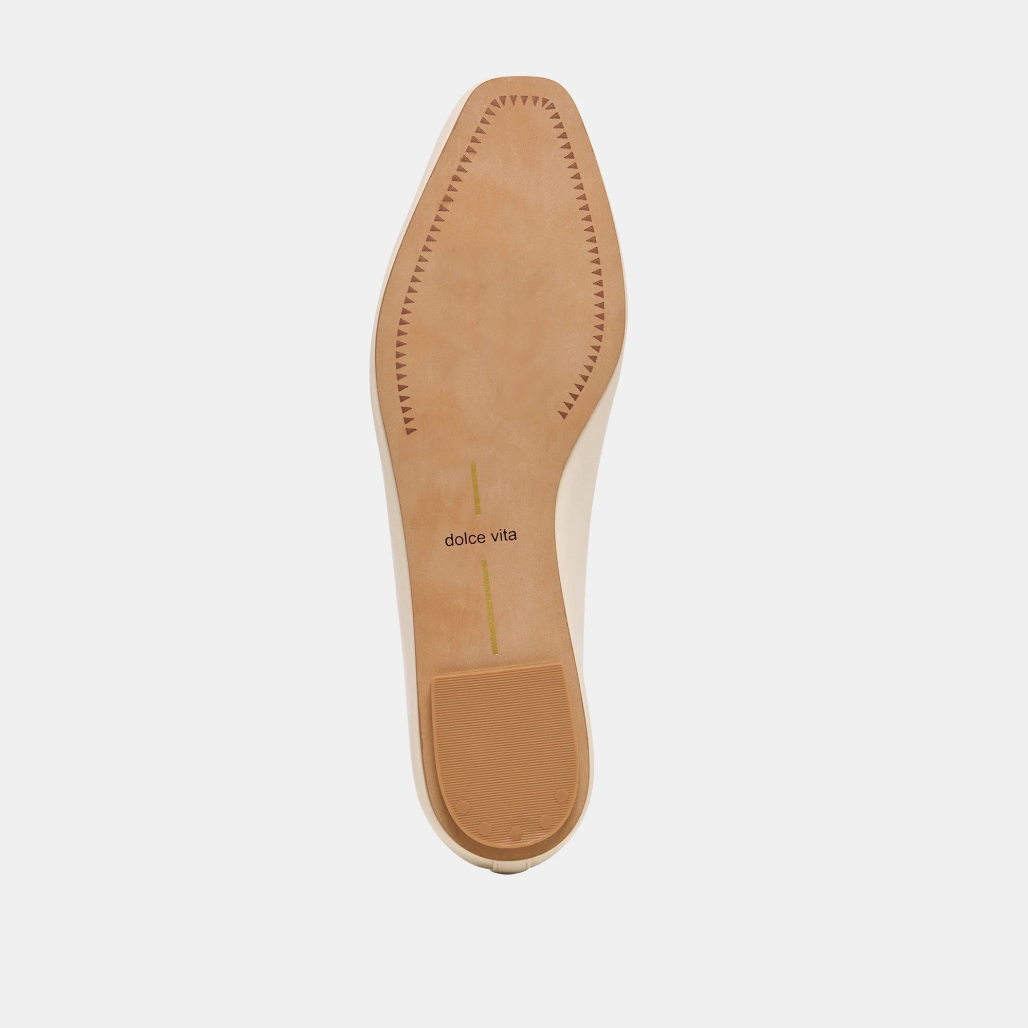 CARET BALLET FLATS BONE LEATHER - Image 9