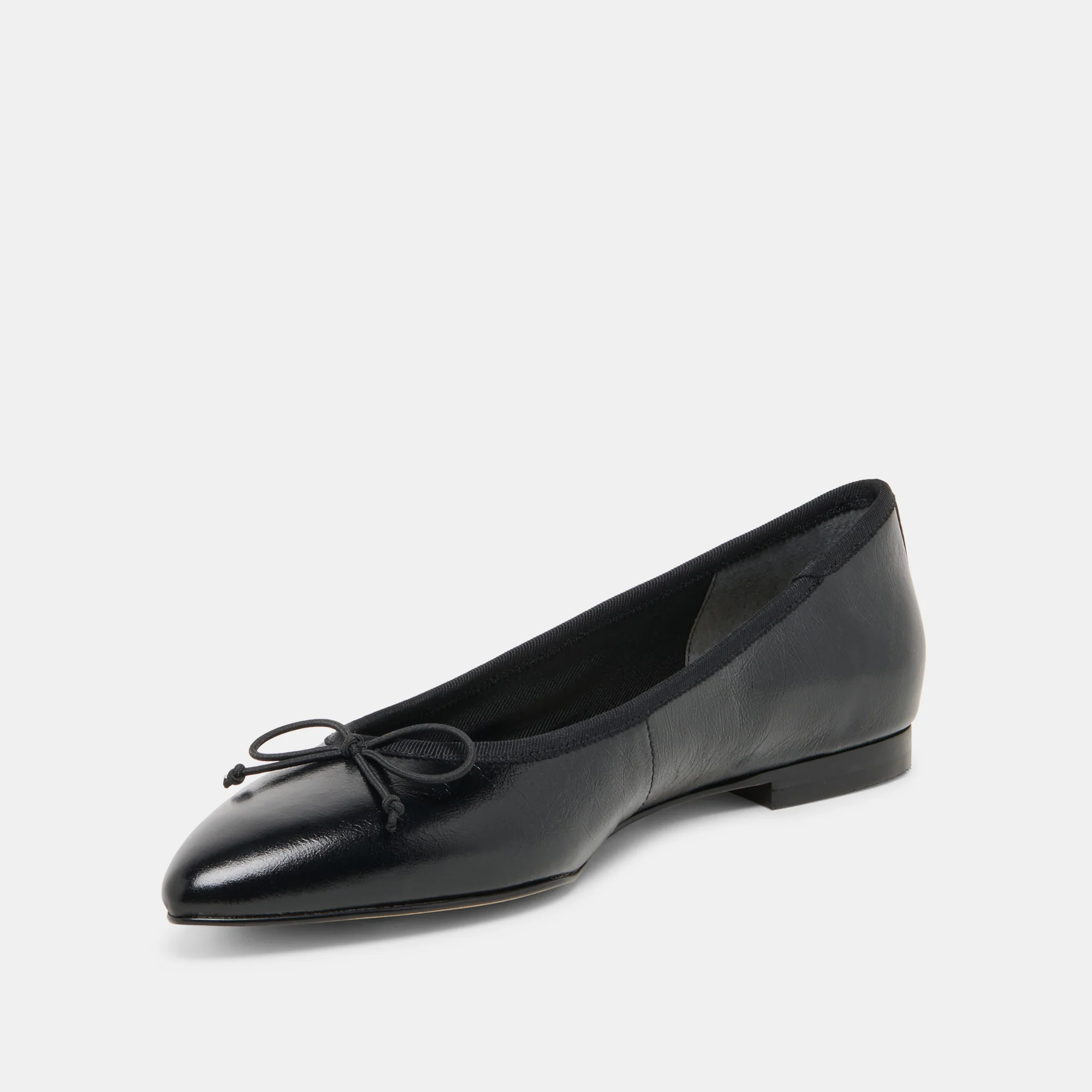 CELIO BALLET FLATS BLACK LEATHER - Image 4
