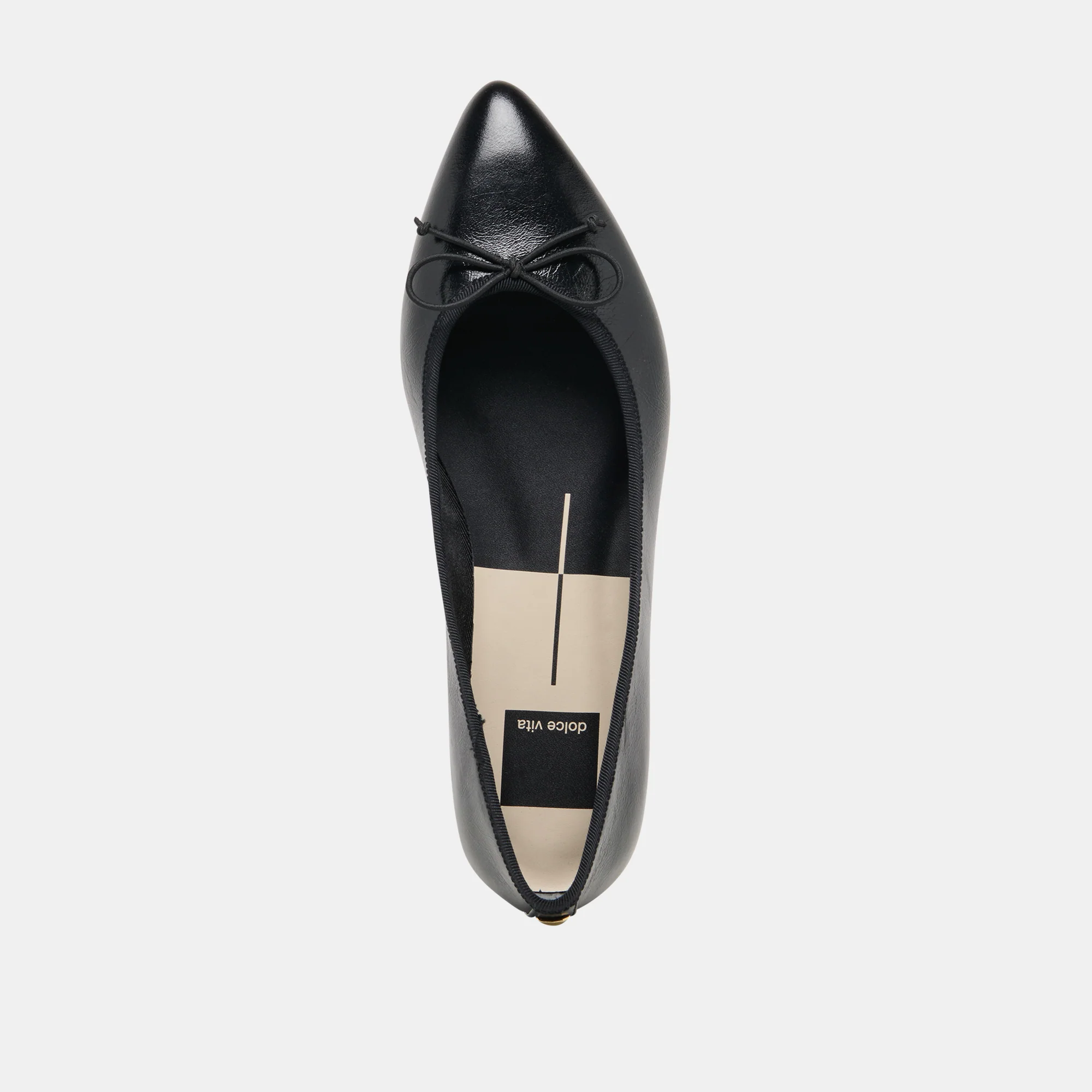 CELIO BALLET FLATS BLACK LEATHER - Image 8