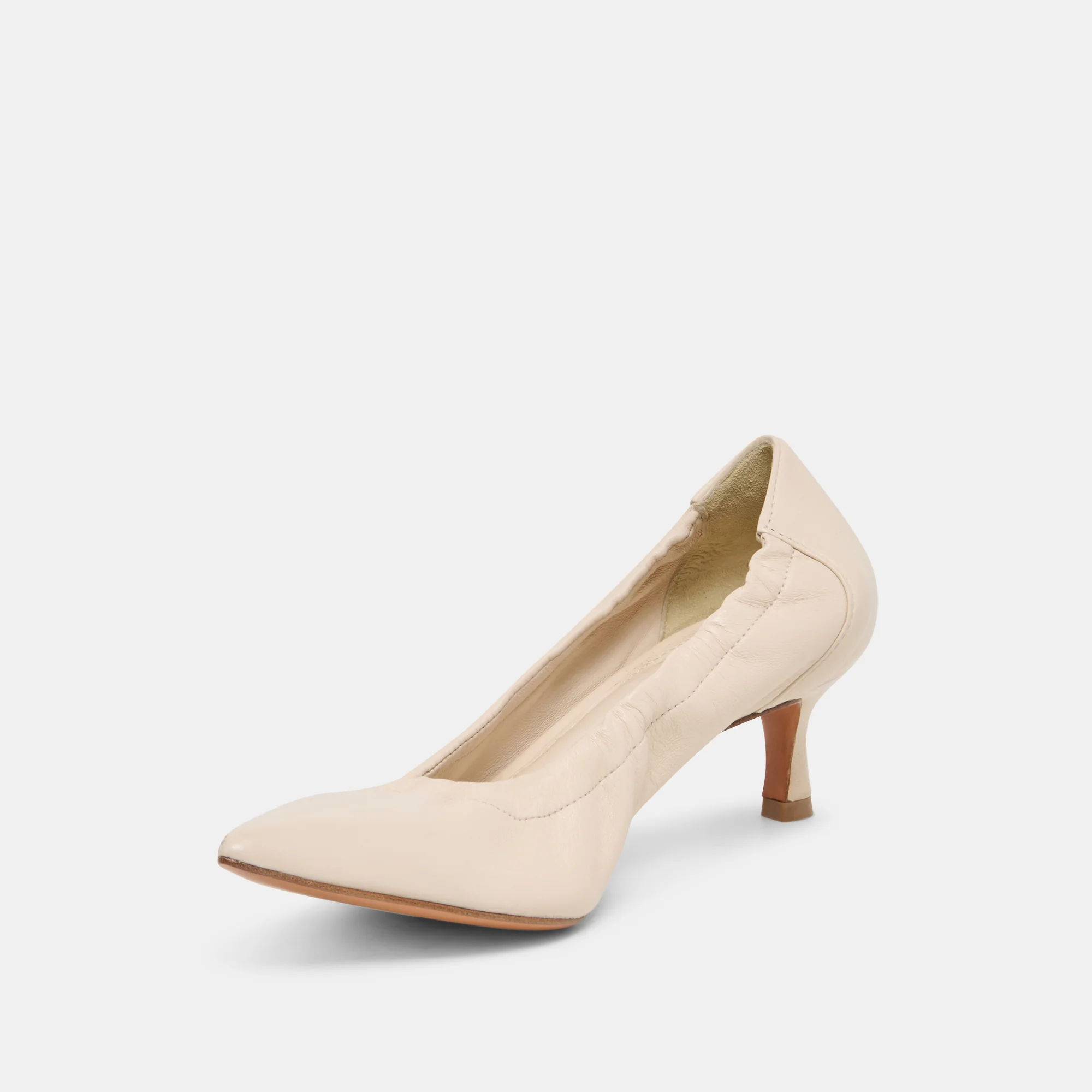 CELTIN HEELS OFF WHITE LEATHER - Image 4