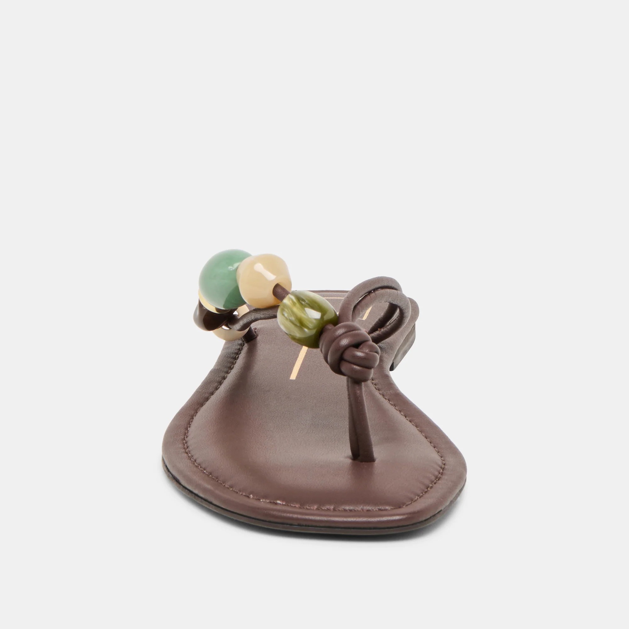 CELY SANDALS DK BROWN LEATHER - Image 10
