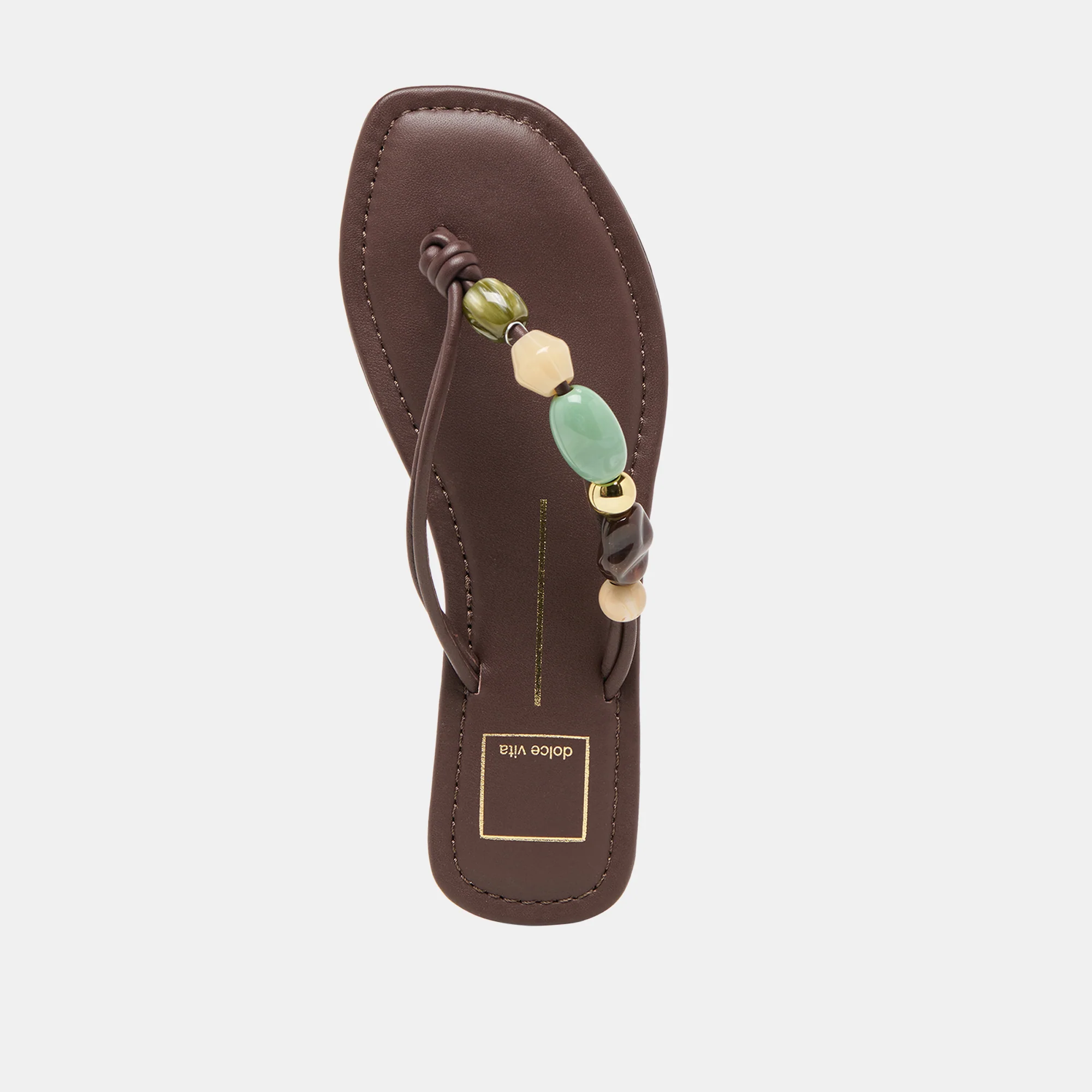 CELY SANDALS DK BROWN LEATHER - Image 12