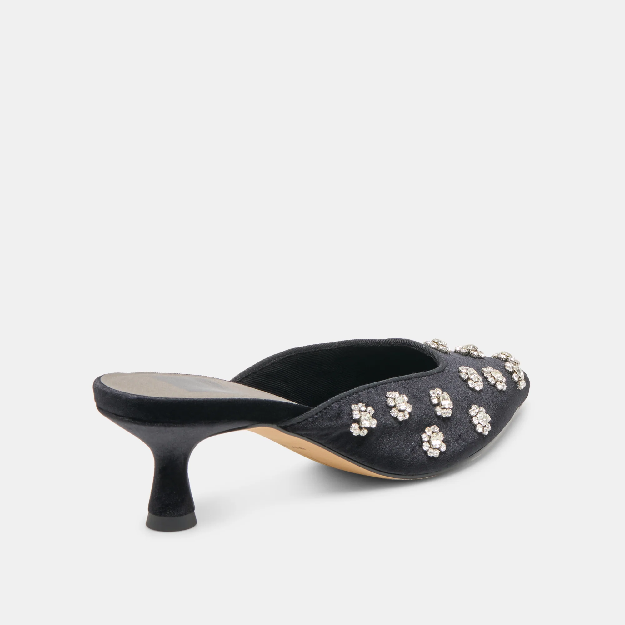 CLARA HEELS NERO VELVET - Image 3