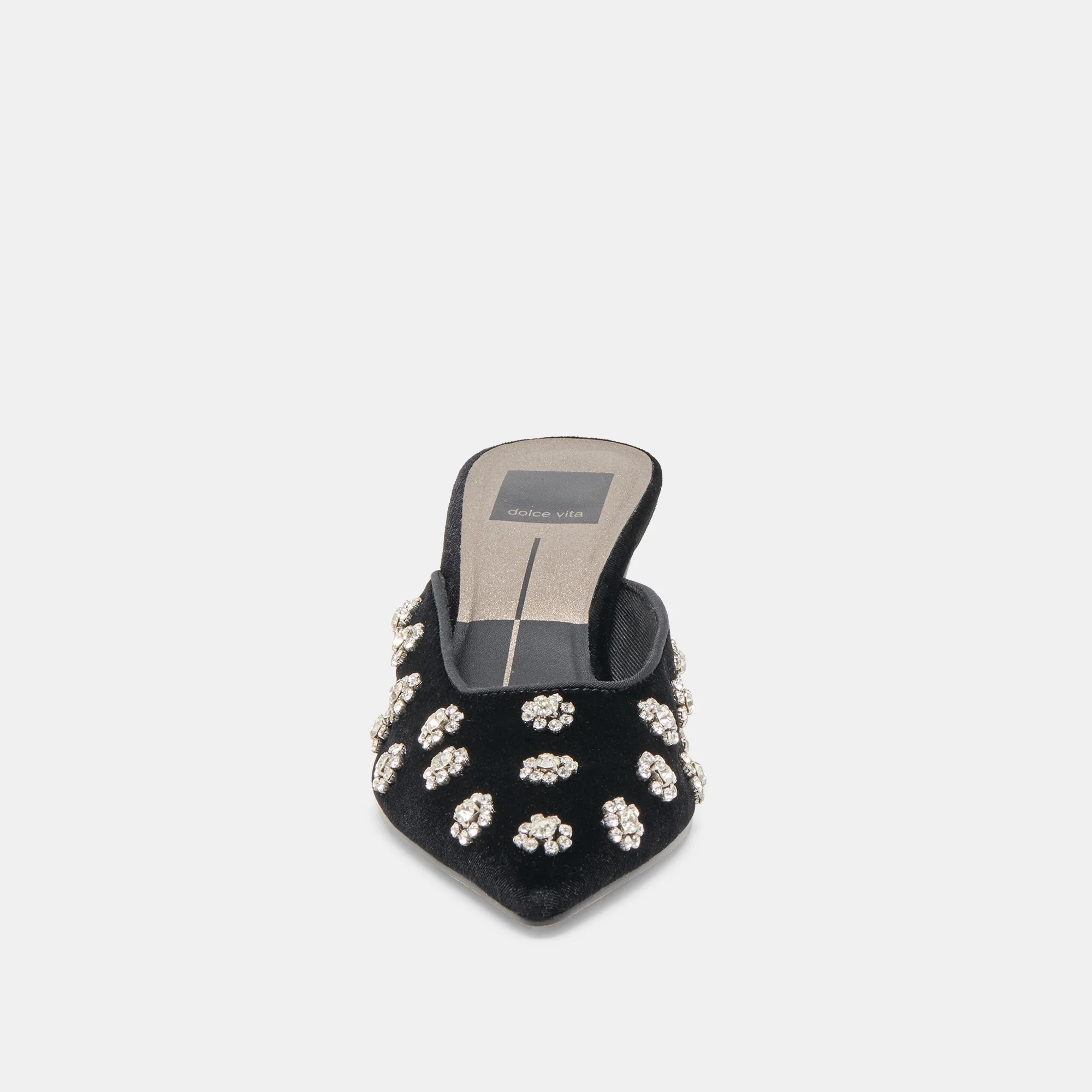 CLARA HEELS NERO VELVET - Image 6