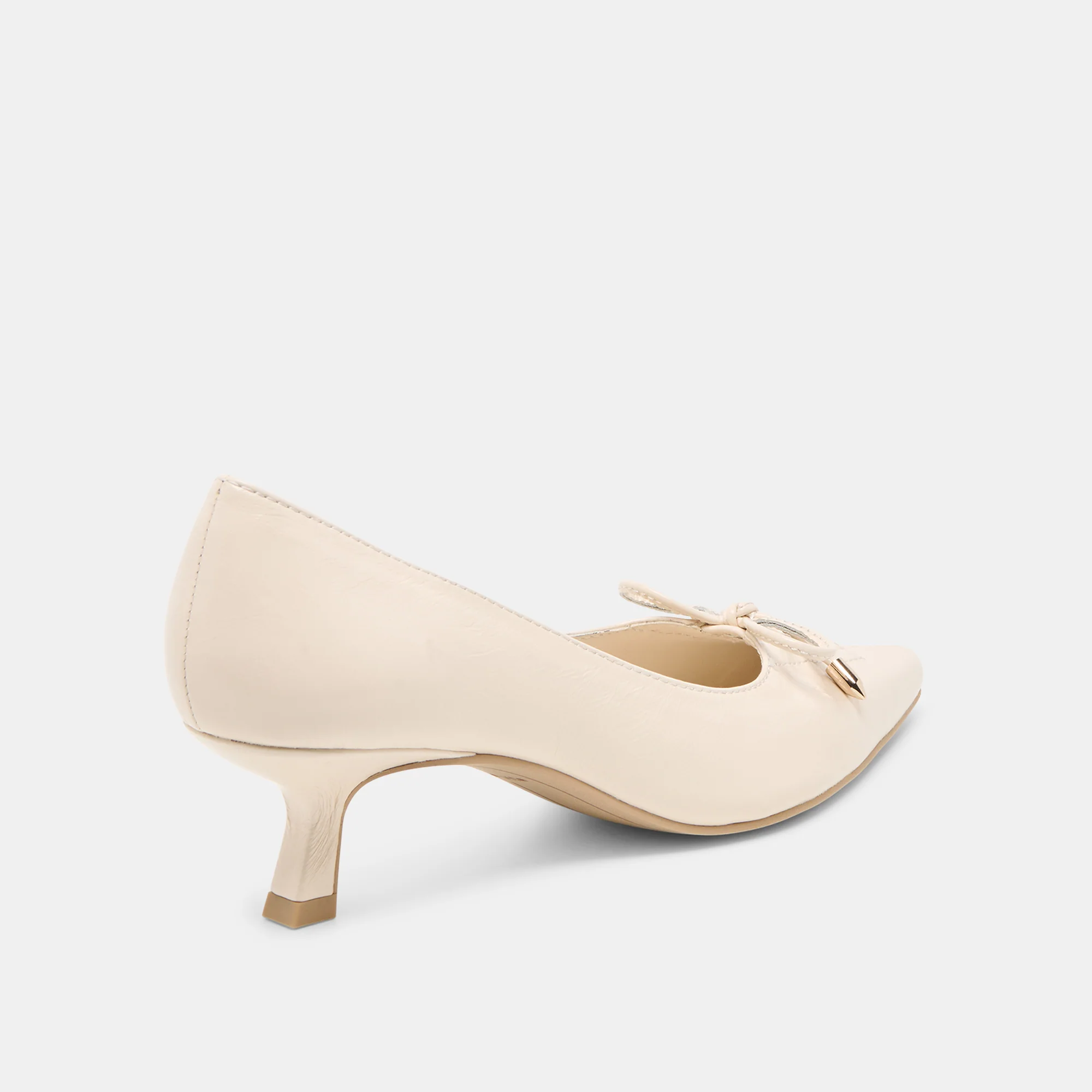 CLARIE HEELS BONE CRINKLE PATENT LEATHER - Image 3